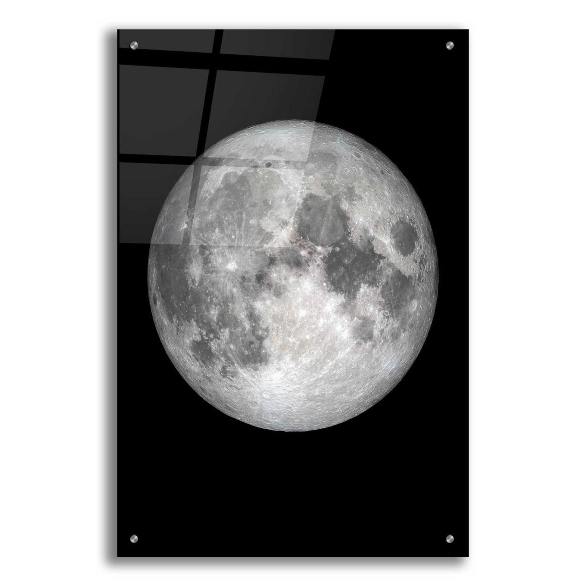 Epic Art 'The Moon' by Design Fabrikken, Acrylic Glass Wall Art,24x36