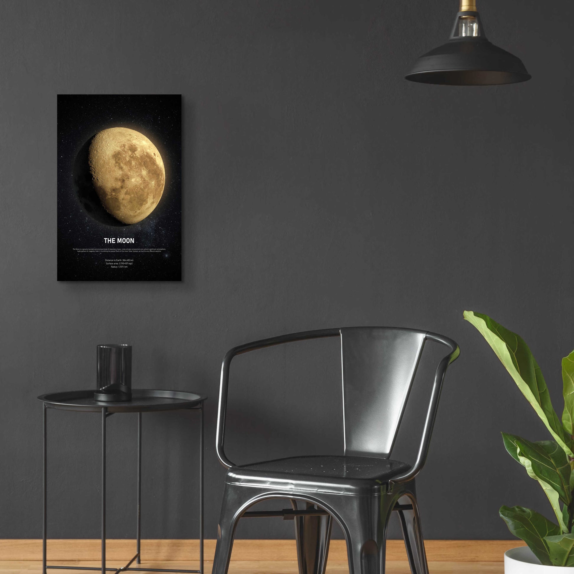 Epic Art 'The Moon 2' by Design Fabrikken, Acrylic Glass Wall Art,16x24