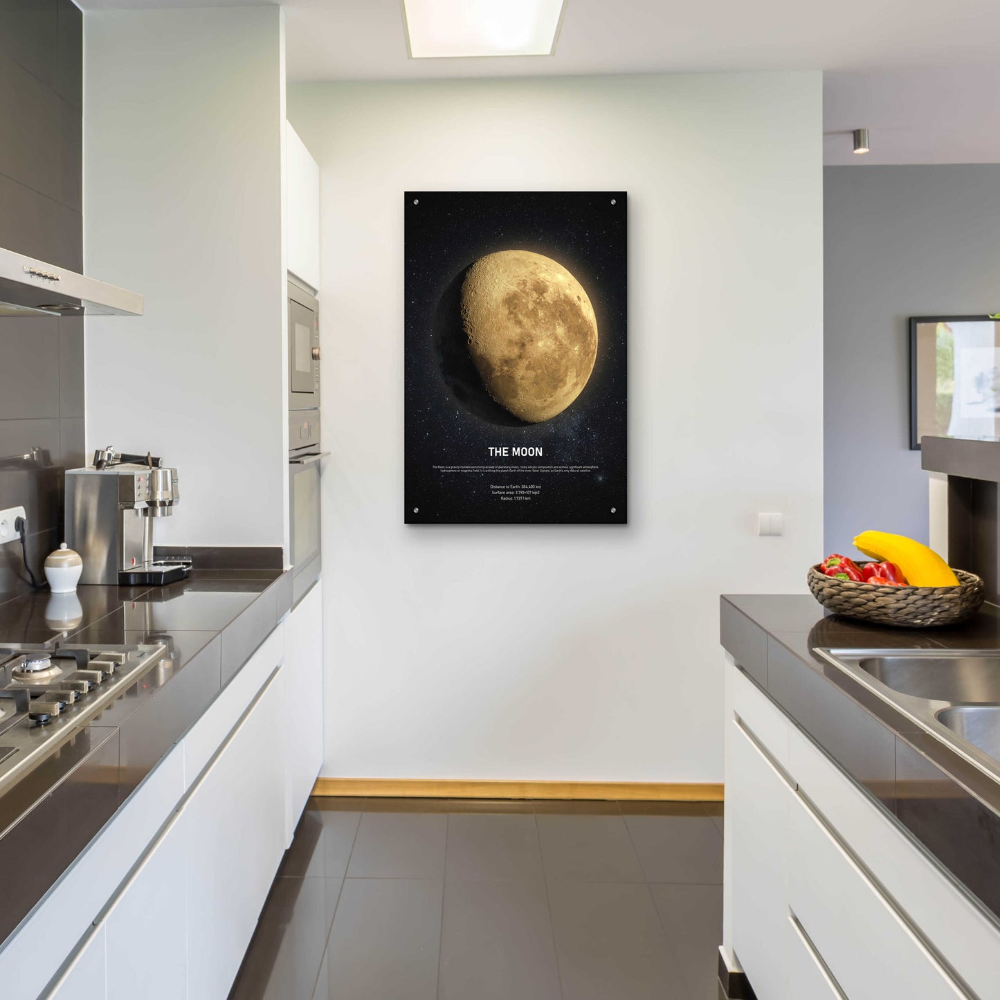 Epic Art 'The Moon 2' by Design Fabrikken, Acrylic Glass Wall Art,24x36