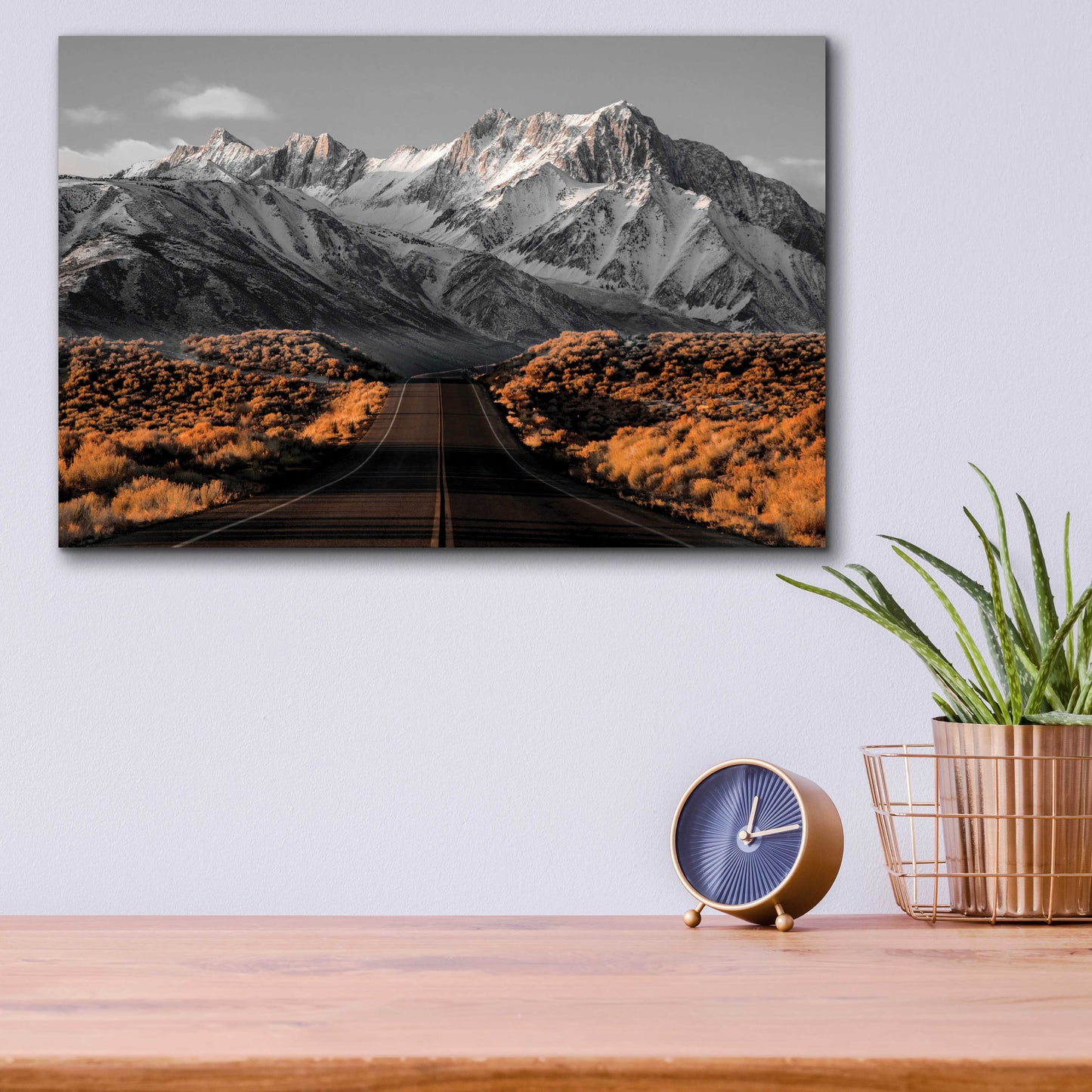 Epic Art 'The Road 1' by Design Fabrikken, Acrylic Glass Wall Art,16x12