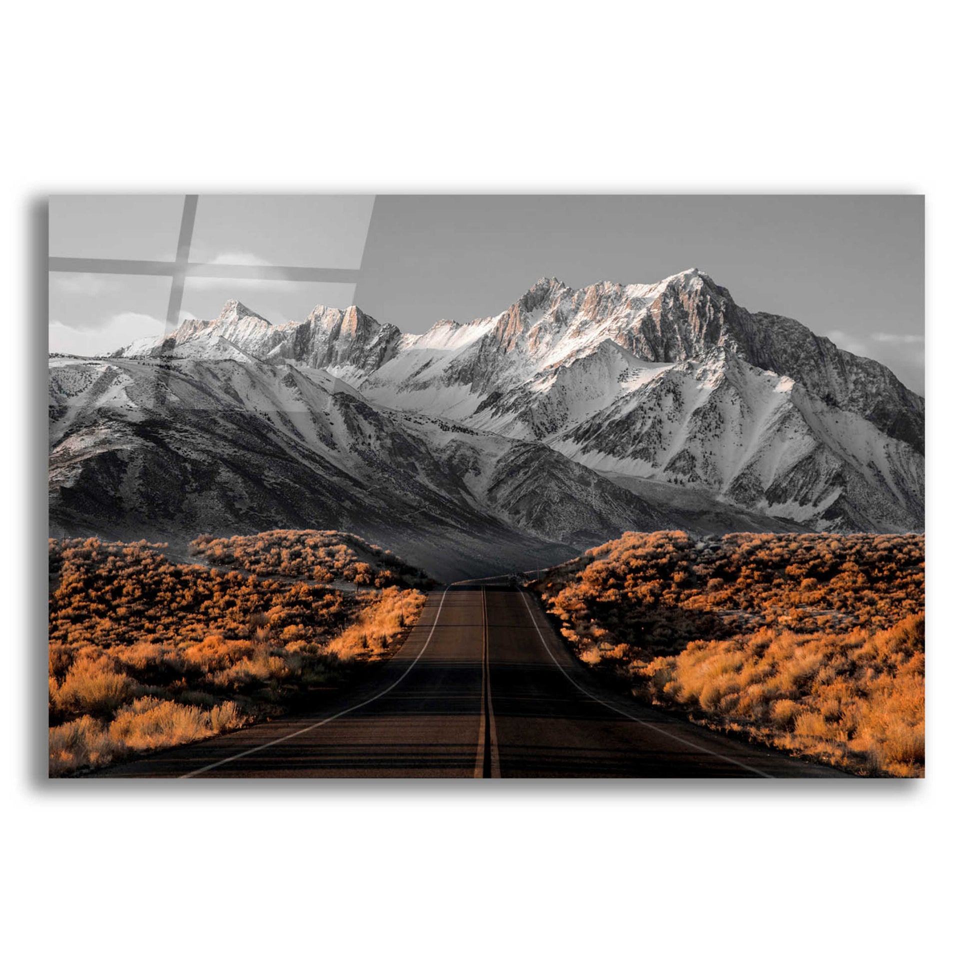 Epic Art 'The Road 1' by Design Fabrikken, Acrylic Glass Wall Art,16x12