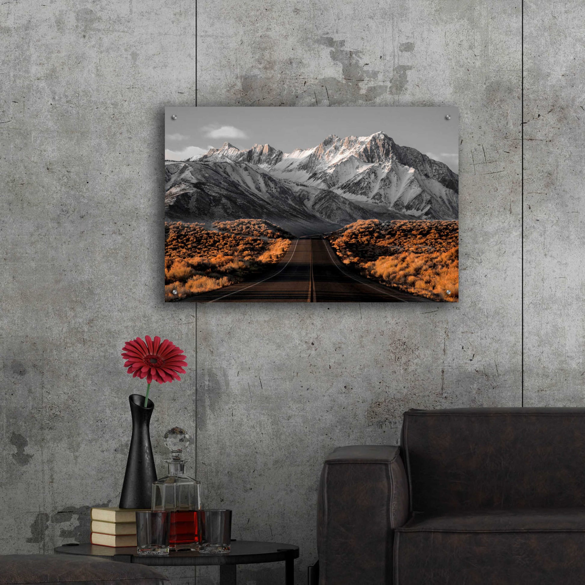 Epic Art 'The Road 1' by Design Fabrikken, Acrylic Glass Wall Art,36x24