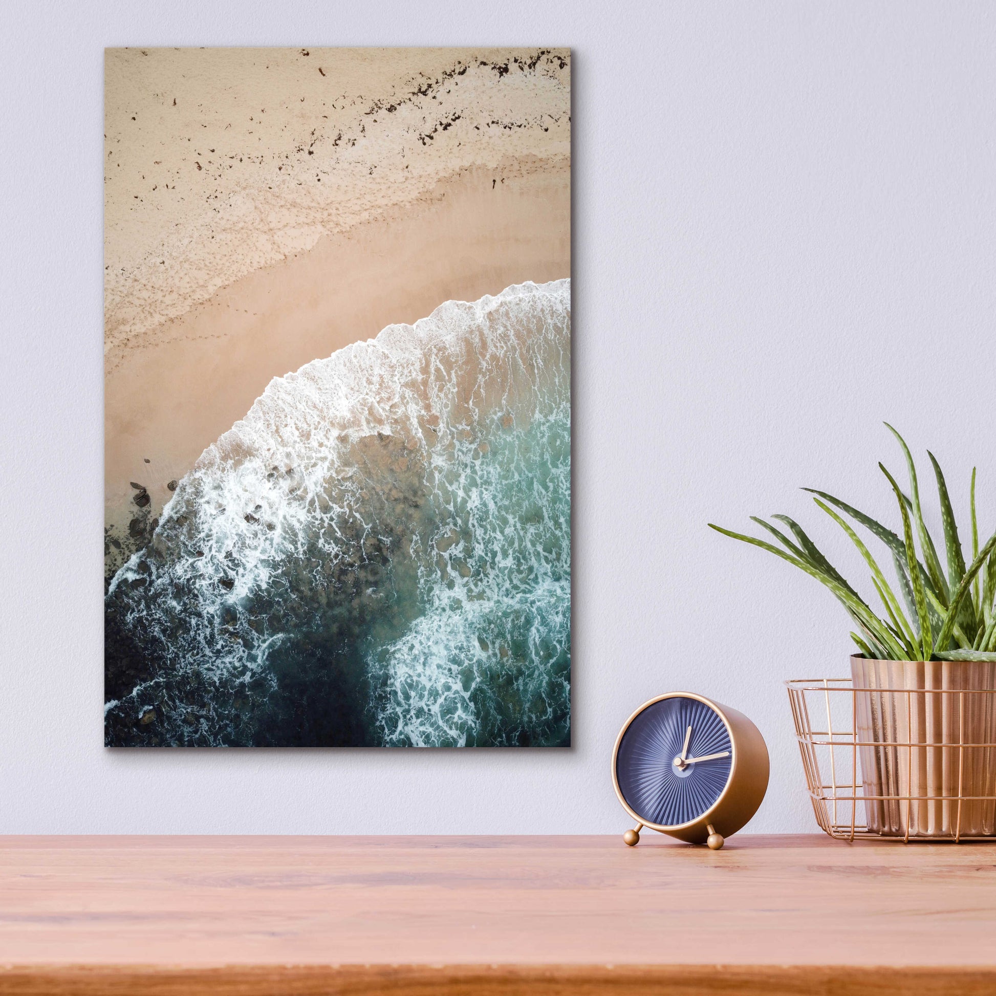 Epic Art 'The Shore' by Design Fabrikken, Acrylic Glass Wall Art,12x16