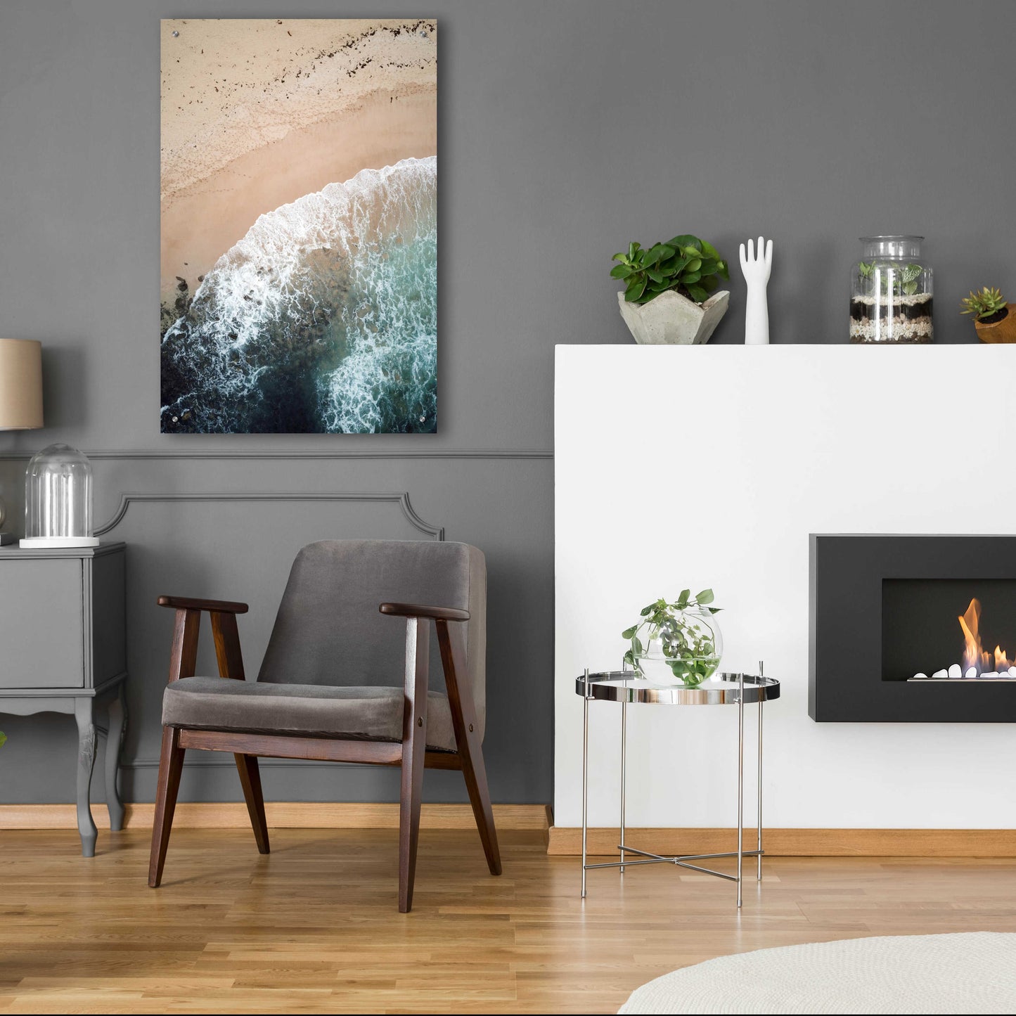 Epic Art 'The Shore' by Design Fabrikken, Acrylic Glass Wall Art,24x36