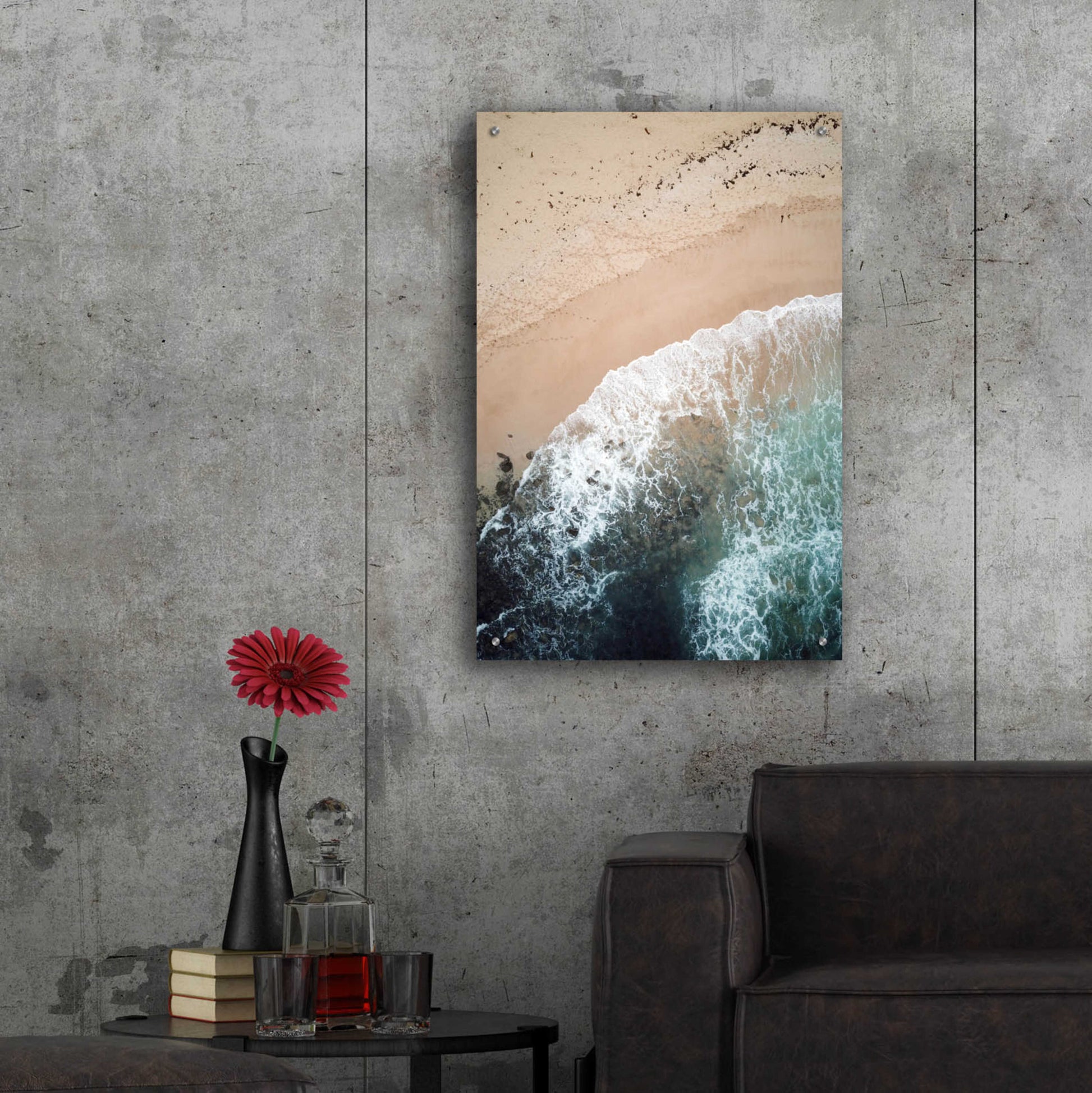 Epic Art 'The Shore' by Design Fabrikken, Acrylic Glass Wall Art,24x36