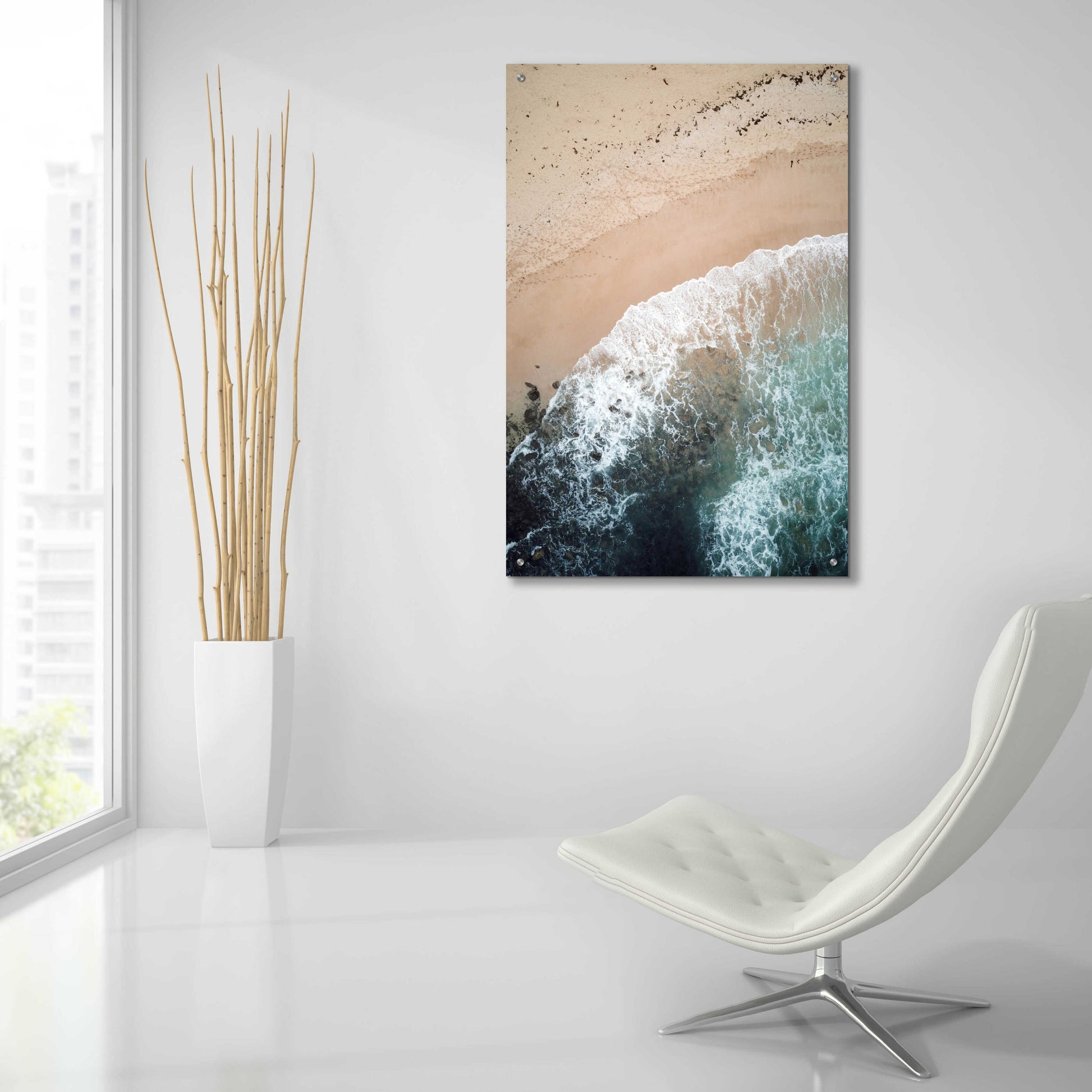 Epic Art 'The Shore' by Design Fabrikken, Acrylic Glass Wall Art,24x36