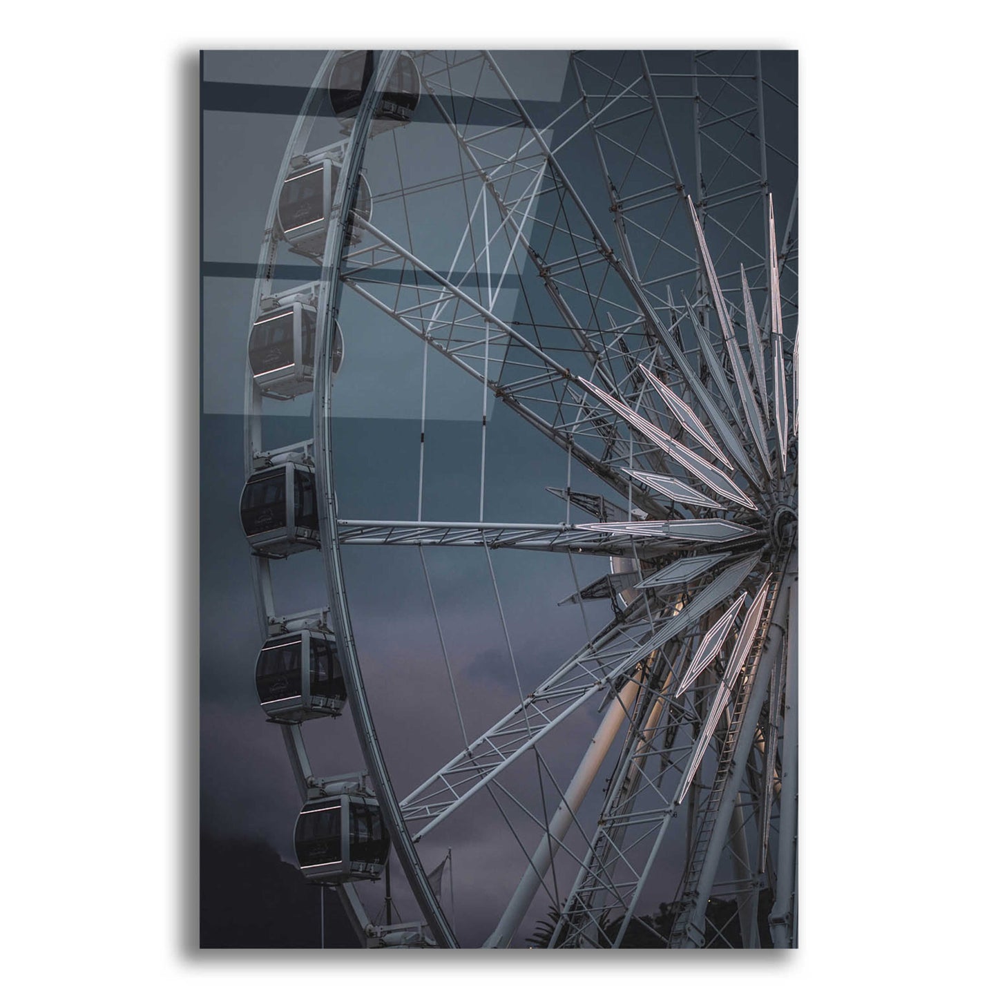 Epic Art 'The Wheel Is Turning' by Design Fabrikken, Acrylic Glass Wall Art,12x16