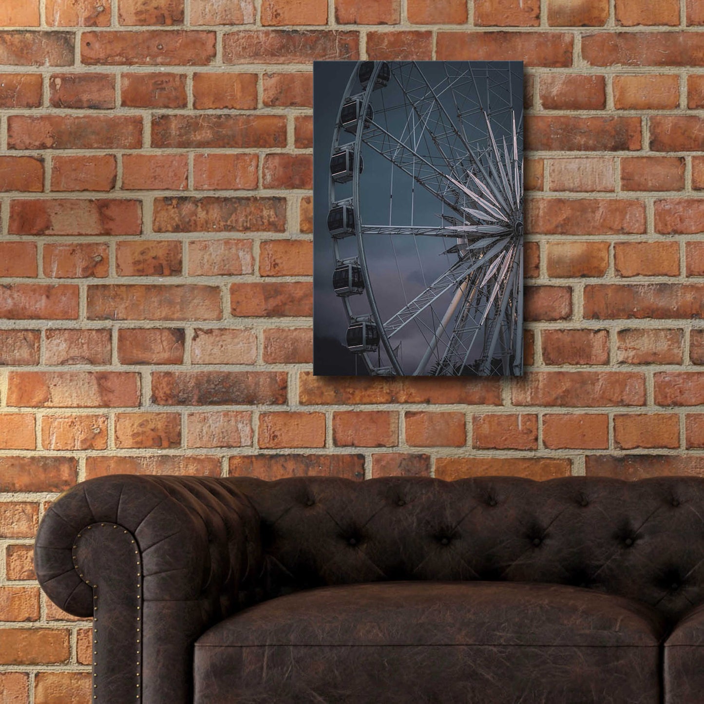 Epic Art 'The Wheel Is Turning' by Design Fabrikken, Acrylic Glass Wall Art,16x24