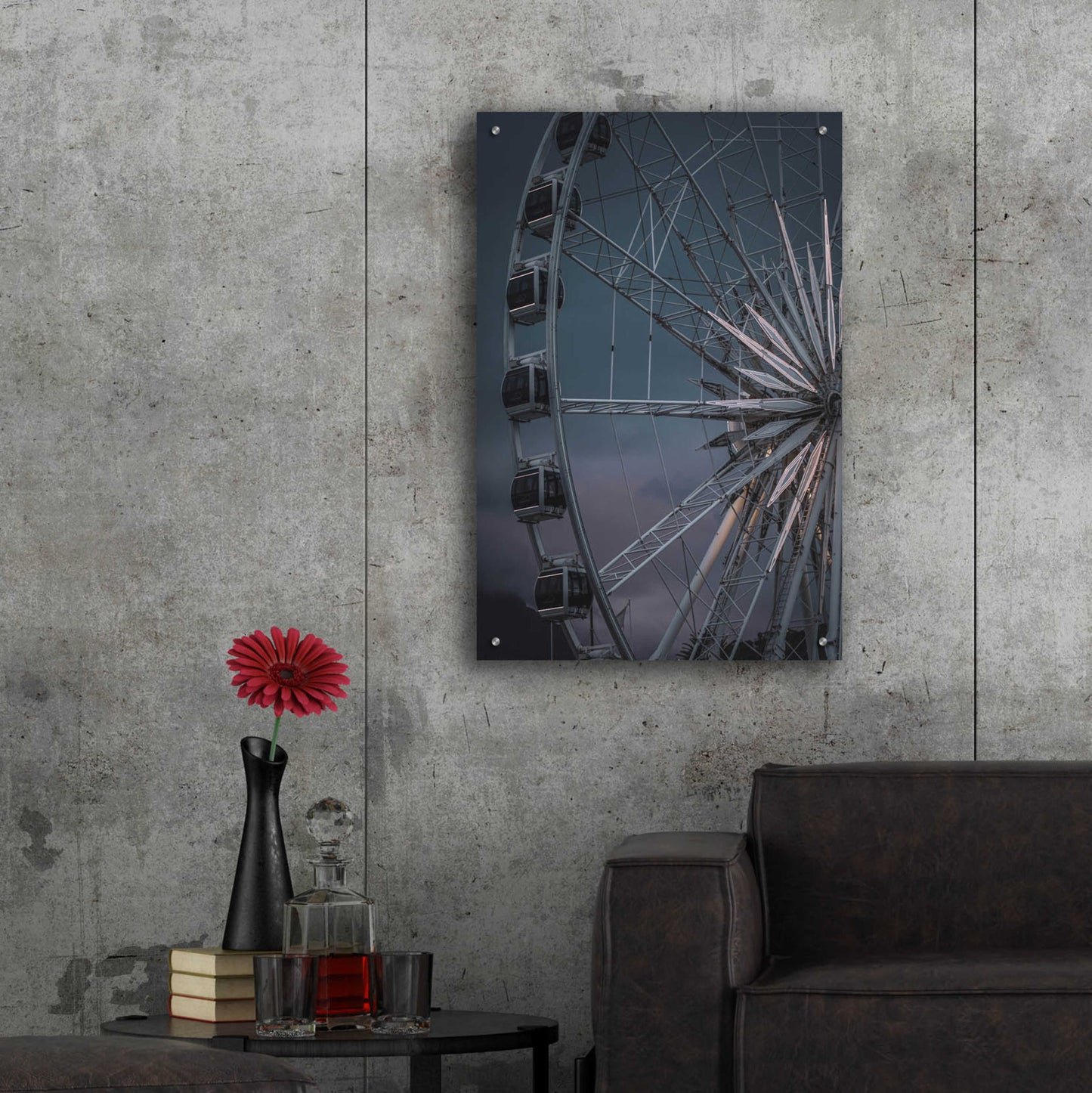 Epic Art 'The Wheel Is Turning' by Design Fabrikken, Acrylic Glass Wall Art,24x36