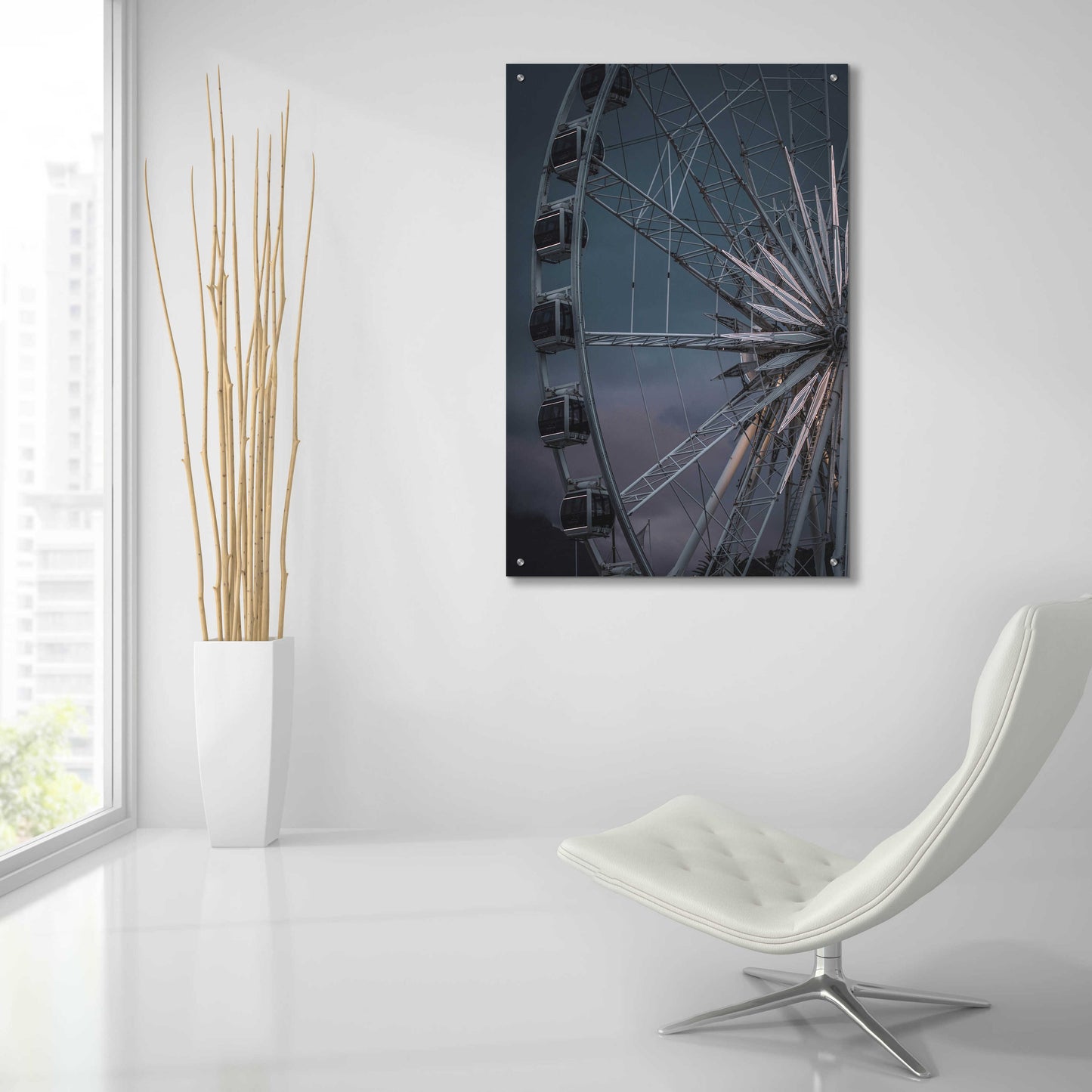 Epic Art 'The Wheel Is Turning' by Design Fabrikken, Acrylic Glass Wall Art,24x36