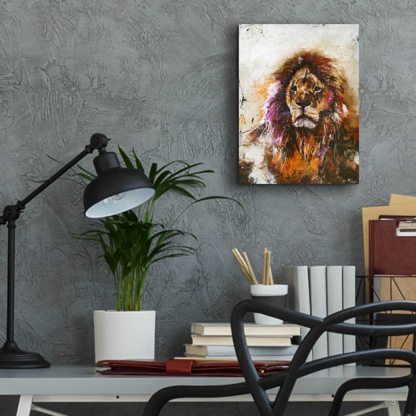 Epic Art 'Tiger Vision' by Design Fabrikken, Acrylic Glass Wall Art,12x16