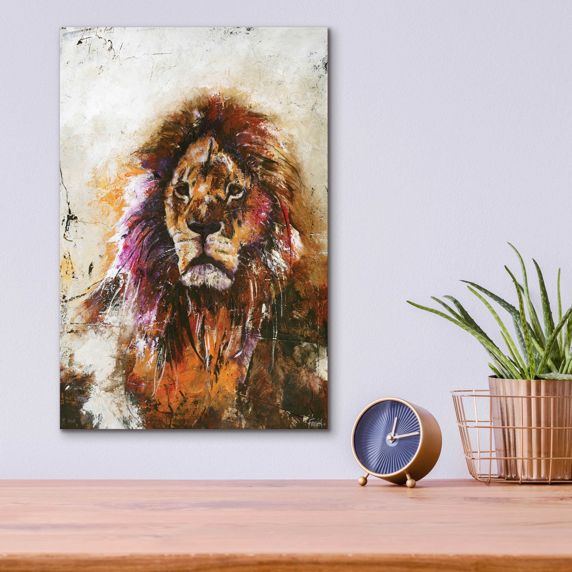 Epic Art 'Tiger Vision' by Design Fabrikken, Acrylic Glass Wall Art,12x16