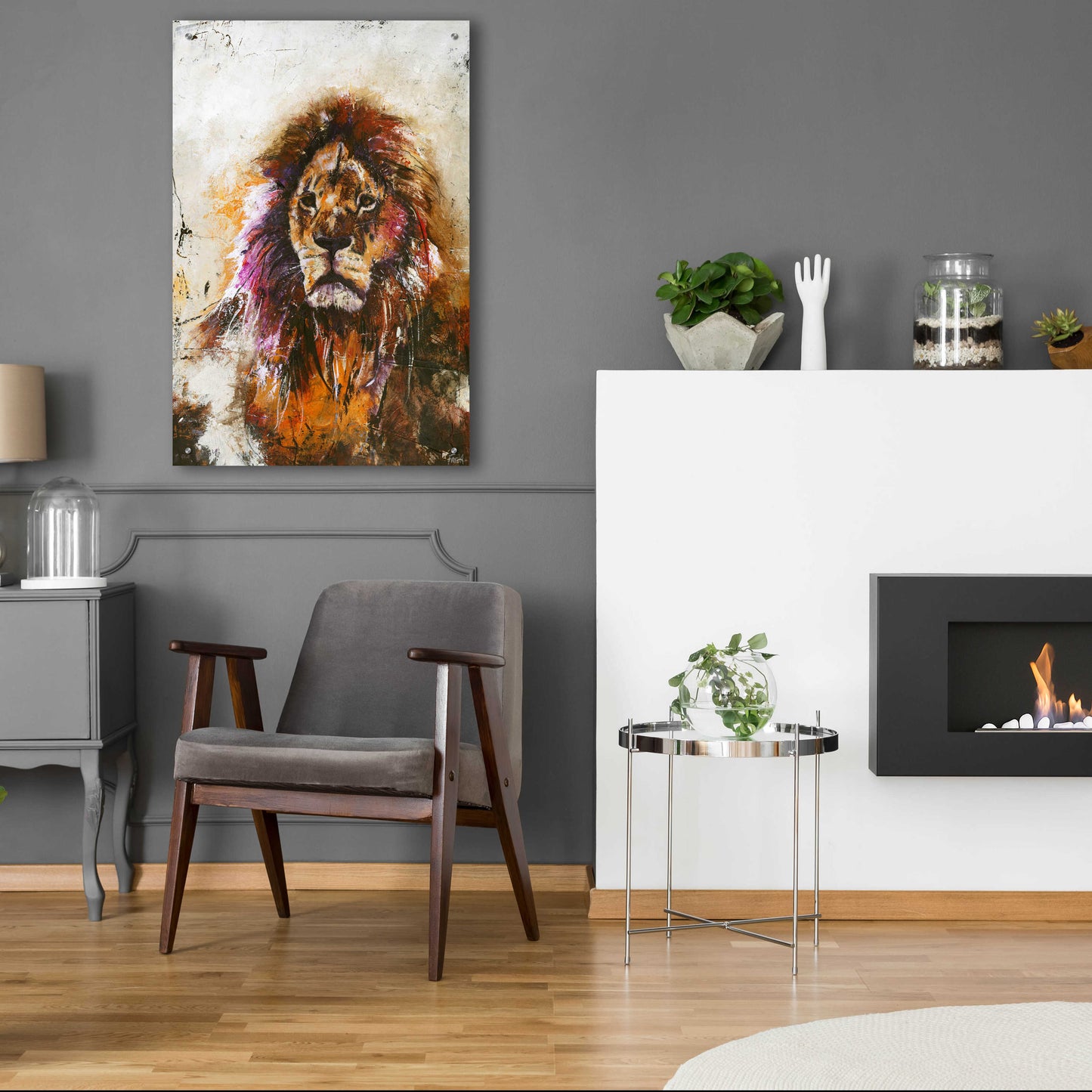 Epic Art 'Tiger Vision' by Design Fabrikken, Acrylic Glass Wall Art,24x36