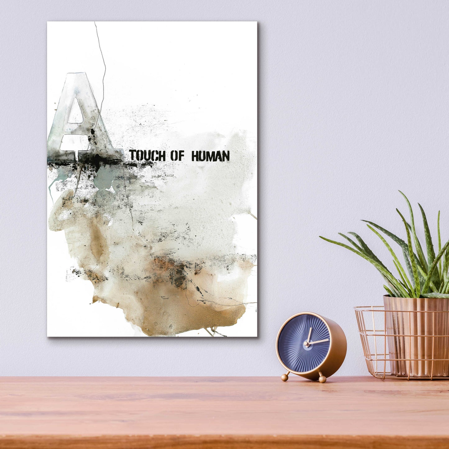 Epic Art 'Touch of Human' by Design Fabrikken, Acrylic Glass Wall Art,12x16