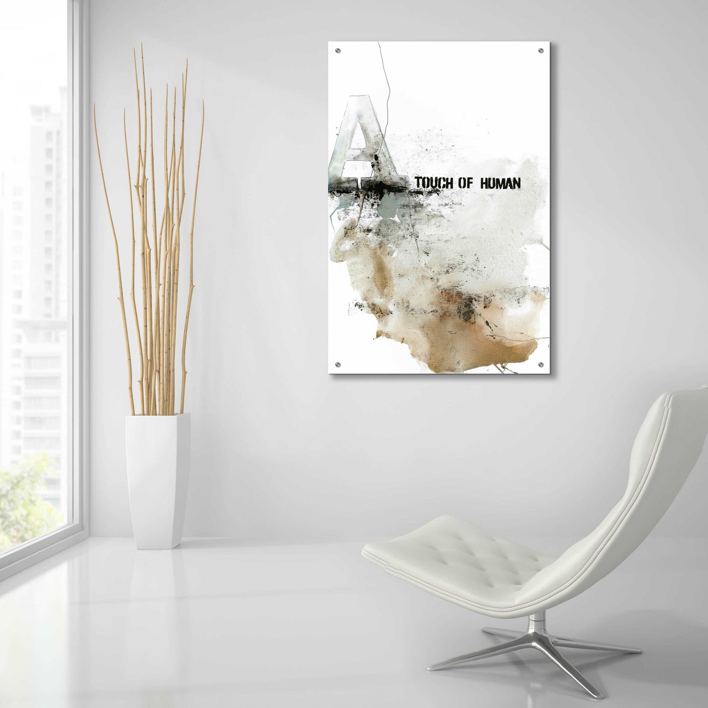 Epic Art 'Touch of Human' by Design Fabrikken, Acrylic Glass Wall Art,24x36