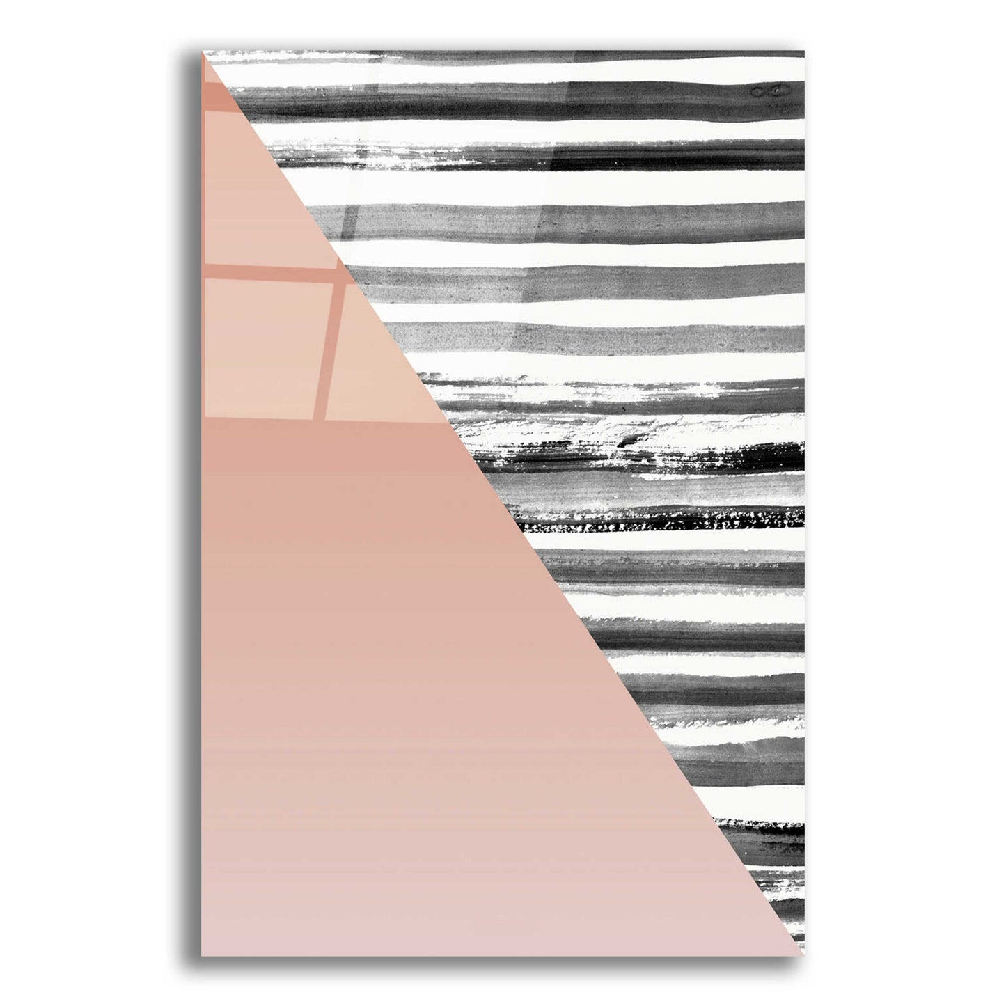 Epic Art 'Triangle 1' by Design Fabrikken, Acrylic Glass Wall Art,12x16