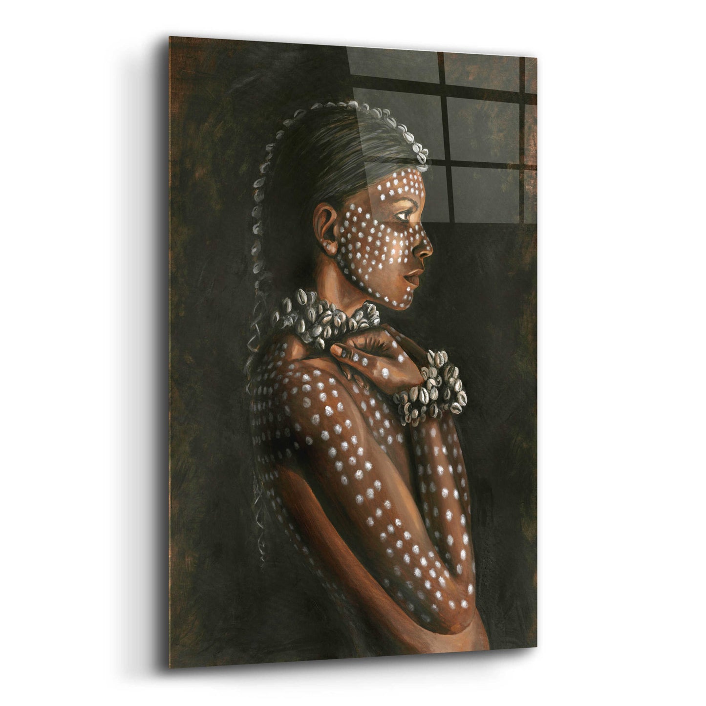 Epic Art 'Tribal Woman' by Design Fabrikken, Acrylic Glass Wall Art,12x16