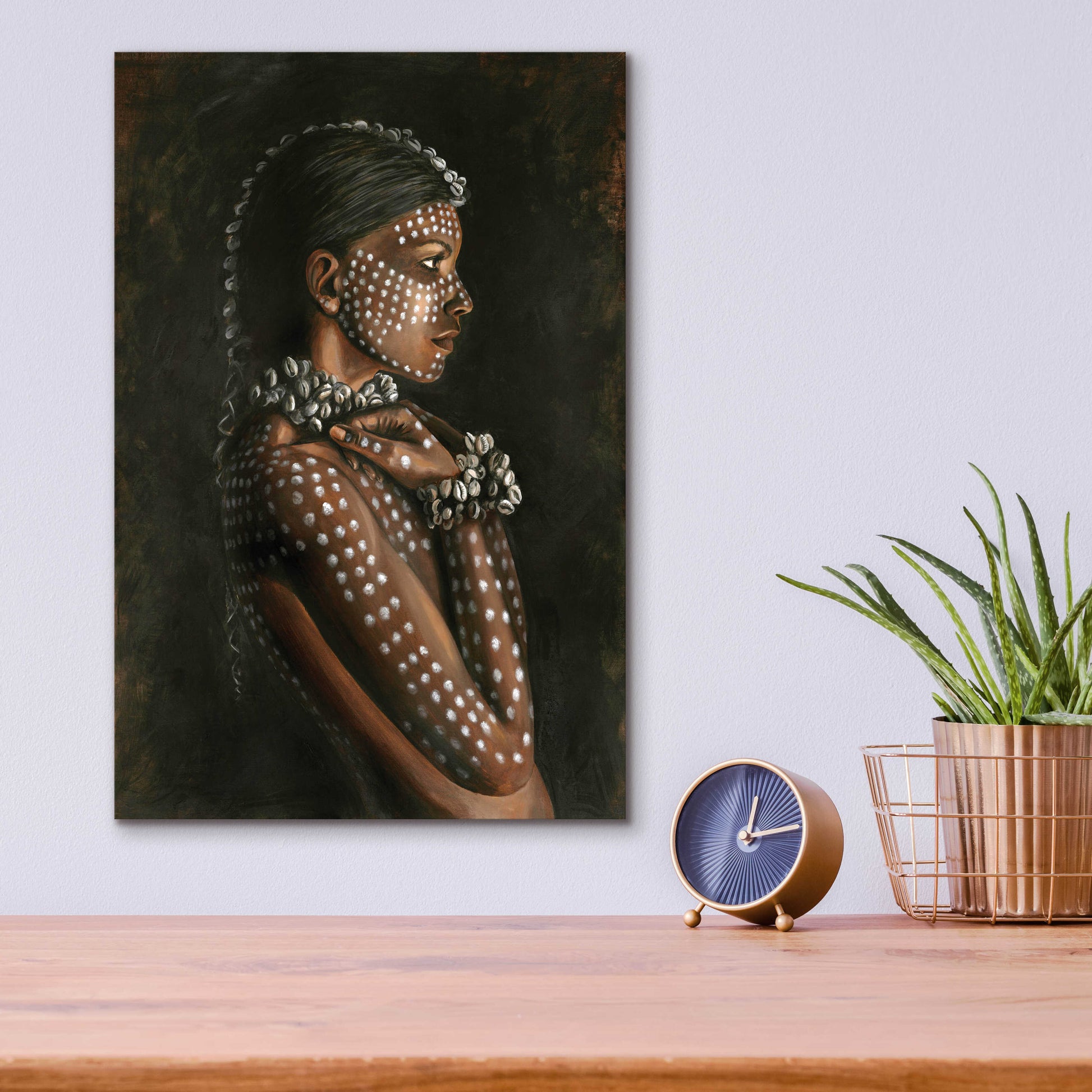 Epic Art 'Tribal Woman' by Design Fabrikken, Acrylic Glass Wall Art,12x16