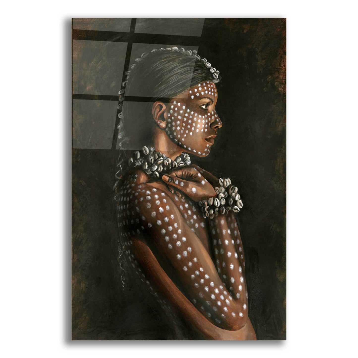 Epic Art 'Tribal Woman' by Design Fabrikken, Acrylic Glass Wall Art,12x16