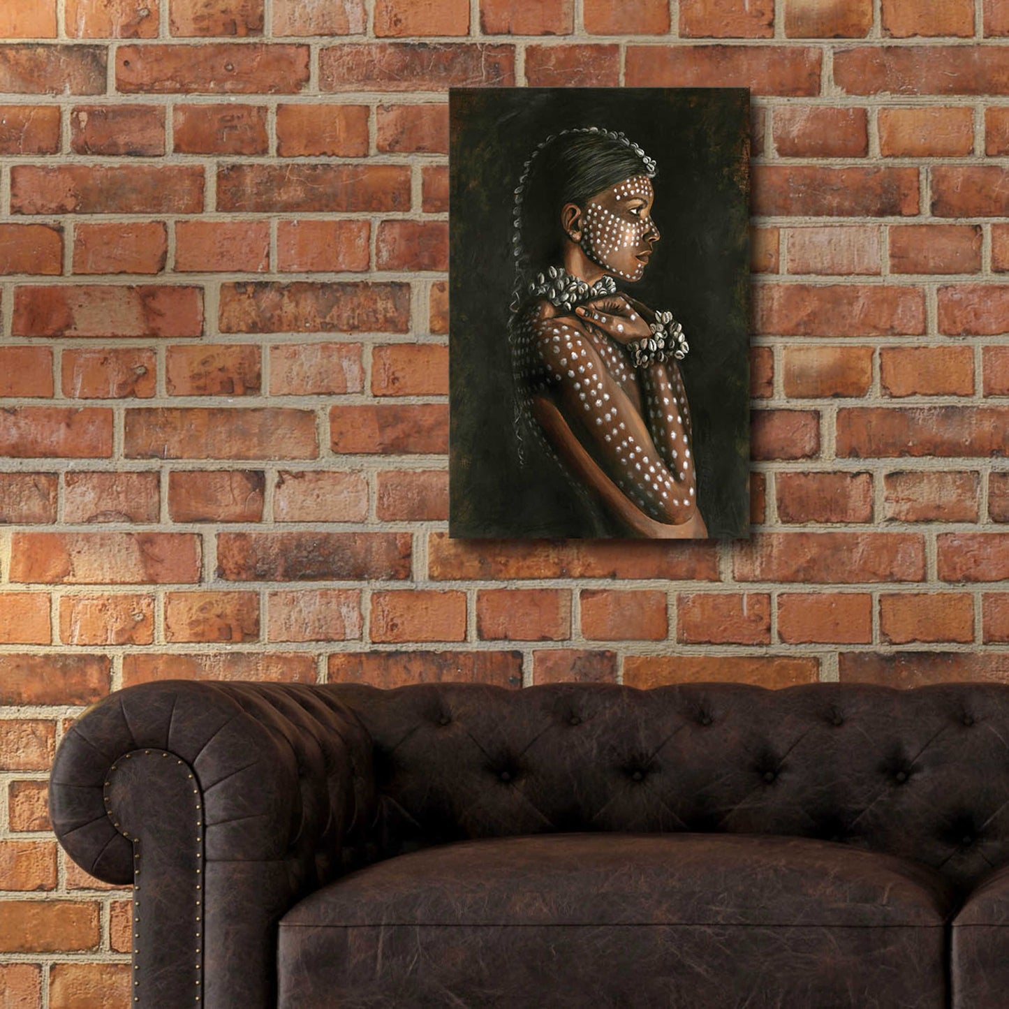 Epic Art 'Tribal Woman' by Design Fabrikken, Acrylic Glass Wall Art,16x24