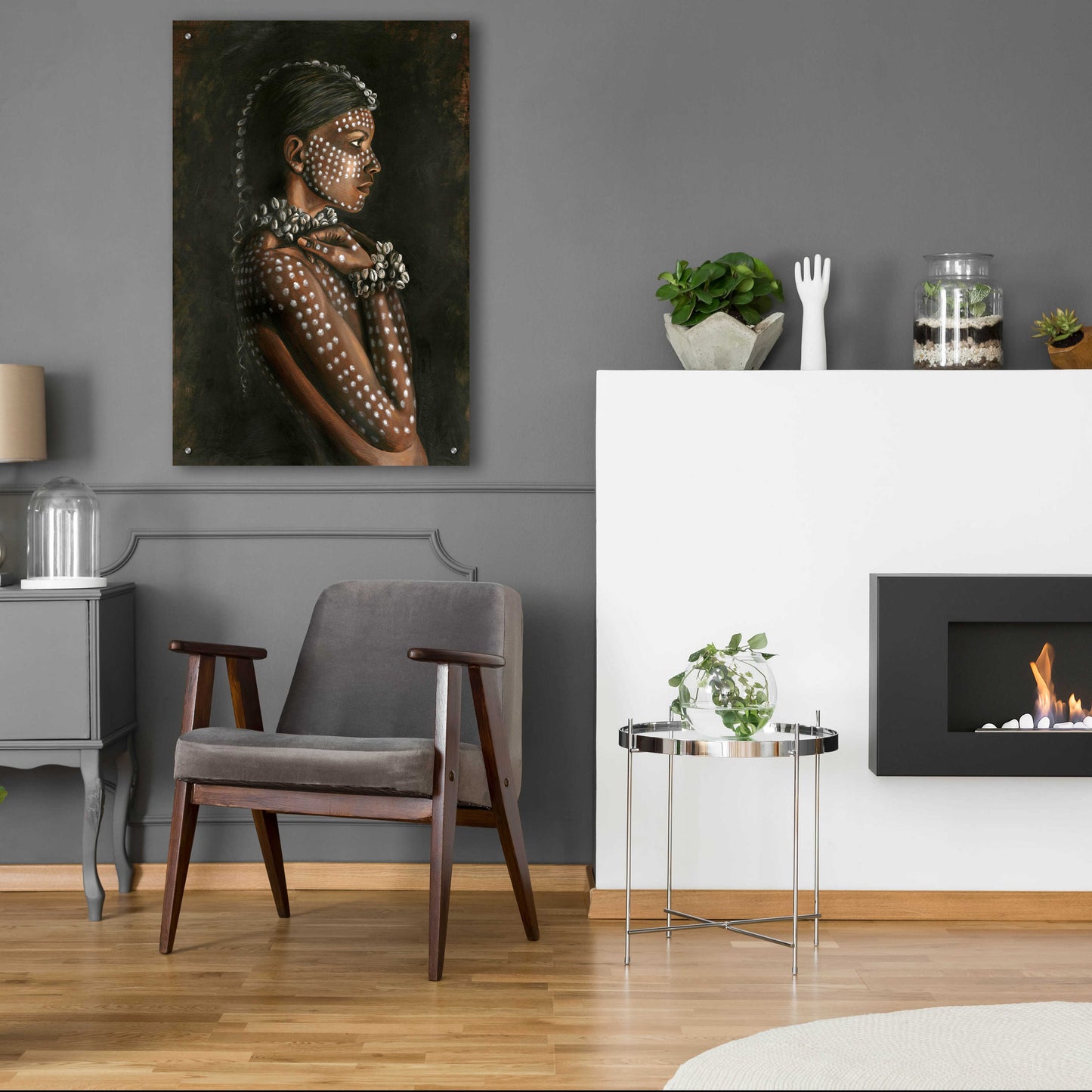 Epic Art 'Tribal Woman' by Design Fabrikken, Acrylic Glass Wall Art,24x36