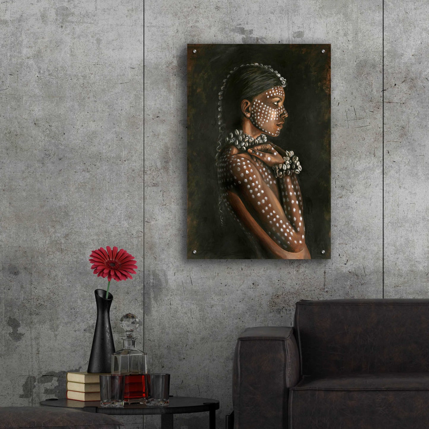 Epic Art 'Tribal Woman' by Design Fabrikken, Acrylic Glass Wall Art,24x36