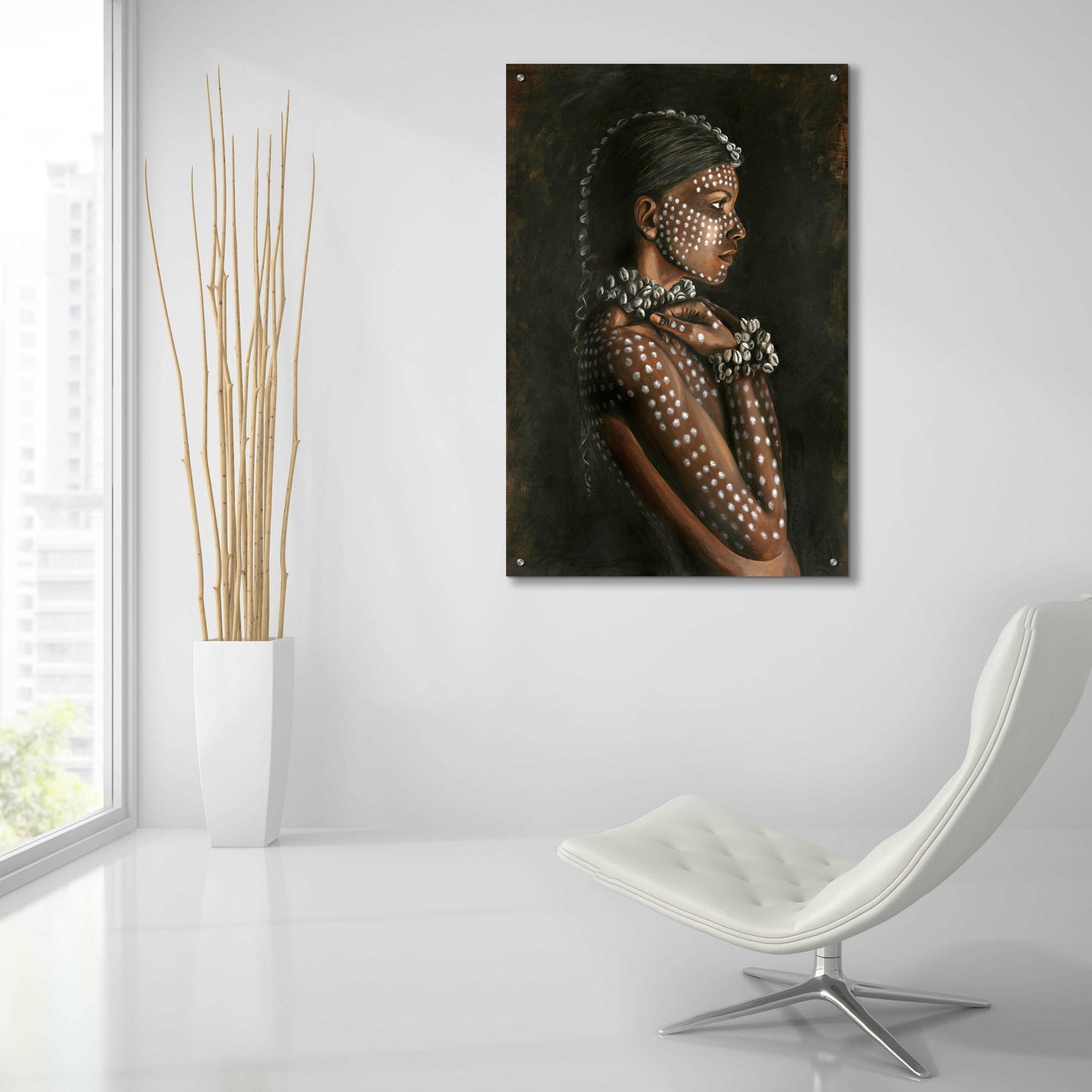 Epic Art 'Tribal Woman' by Design Fabrikken, Acrylic Glass Wall Art,24x36