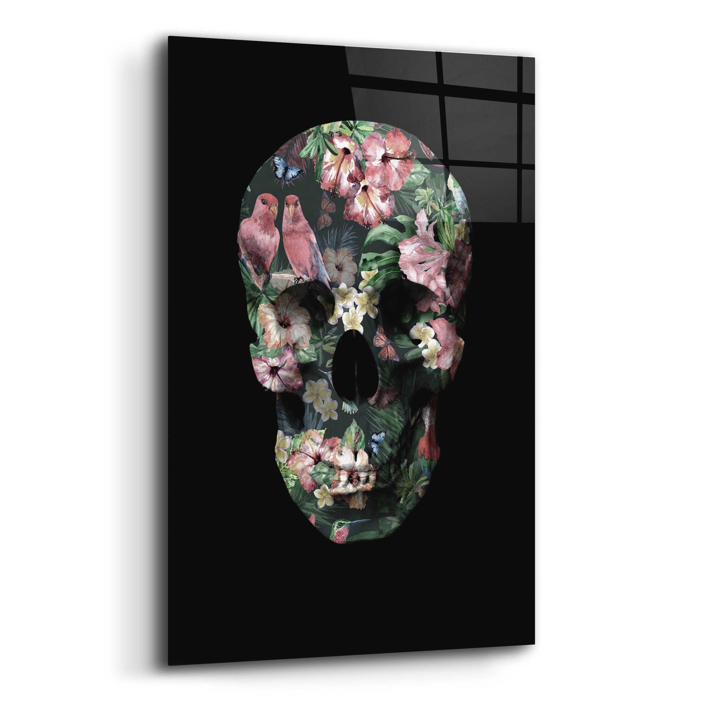 Epic Art 'Tropic Skull' by Design Fabrikken, Acrylic Glass Wall Art,12x16