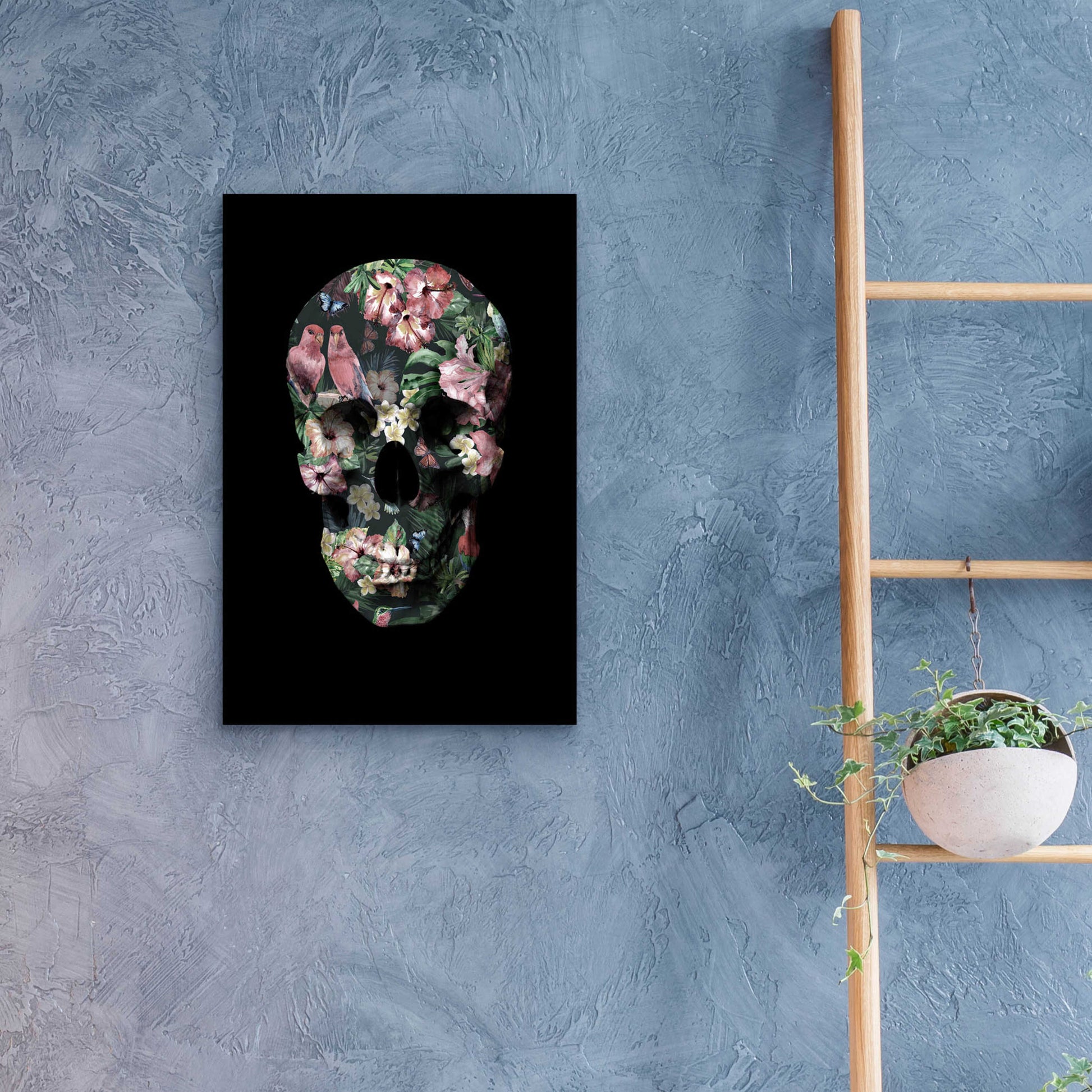 Epic Art 'Tropic Skull' by Design Fabrikken, Acrylic Glass Wall Art,16x24