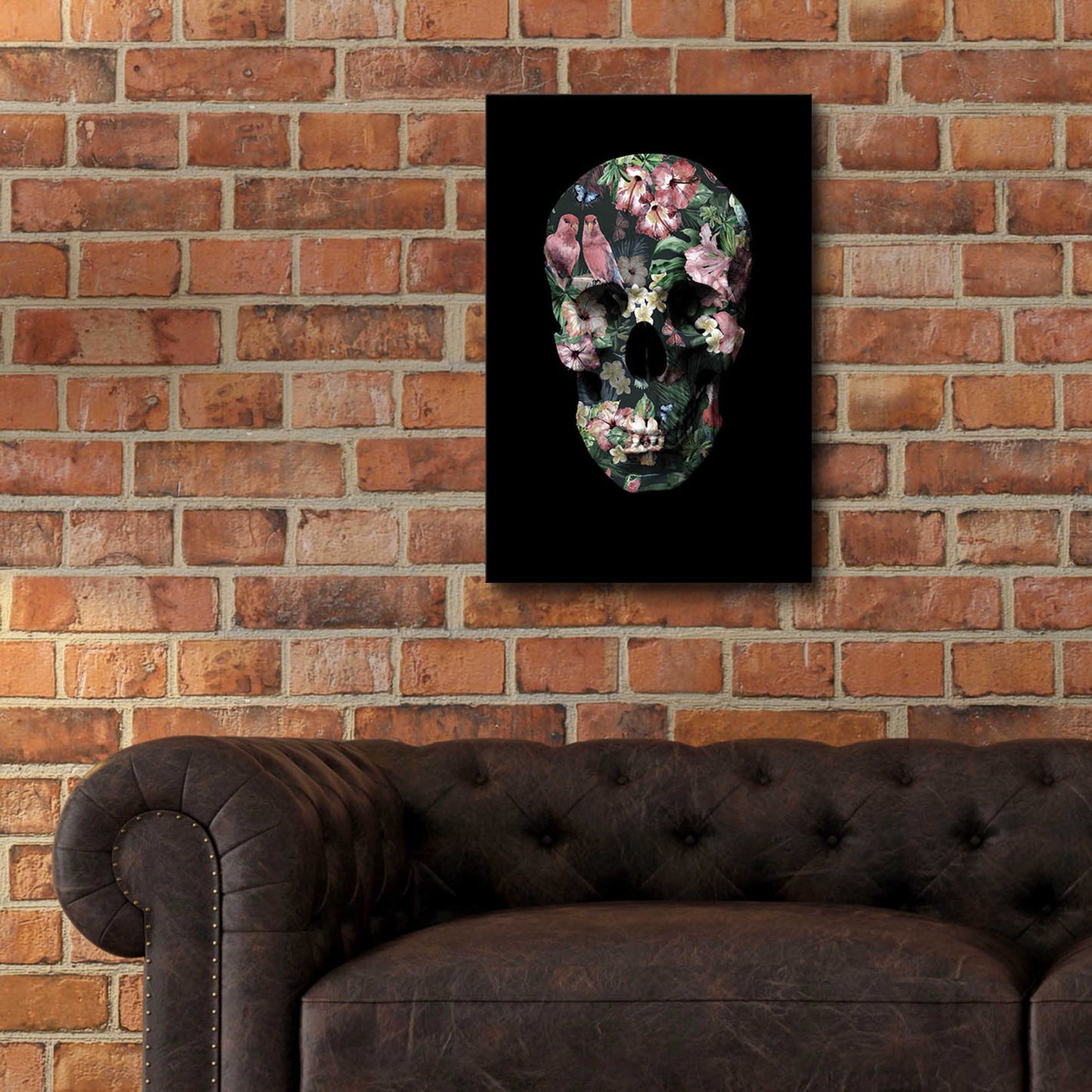 Epic Art 'Tropic Skull' by Design Fabrikken, Acrylic Glass Wall Art,16x24