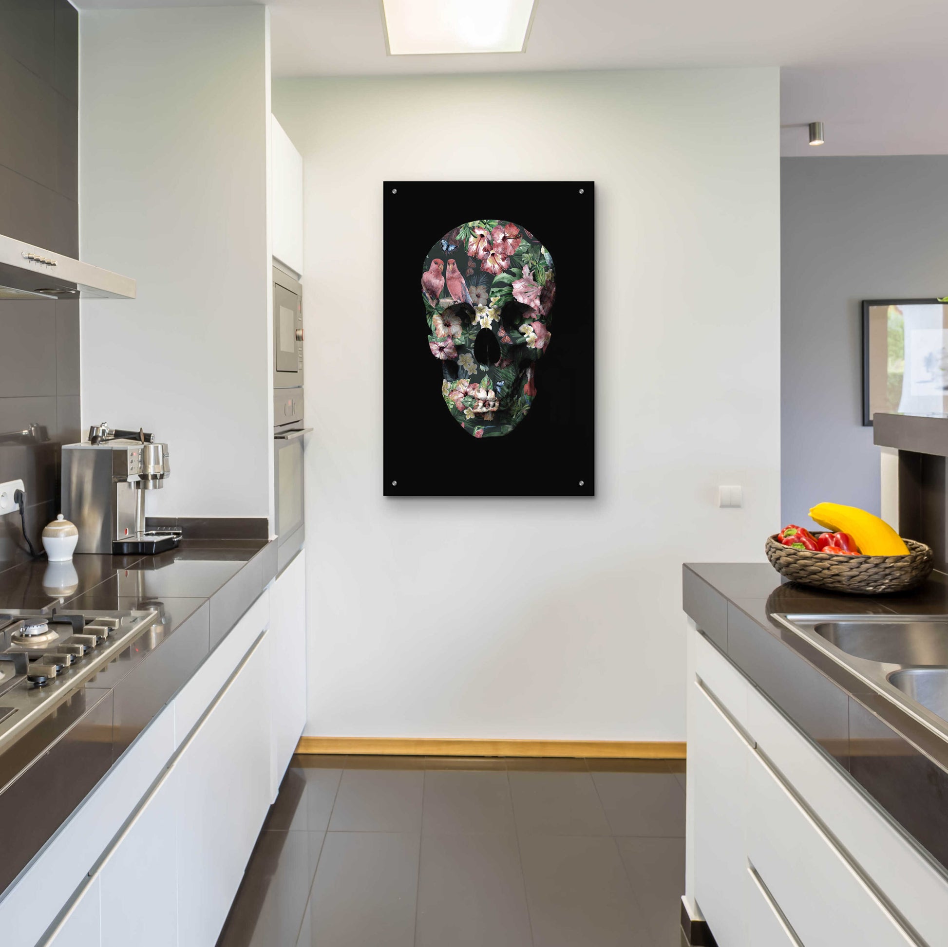 Epic Art 'Tropic Skull' by Design Fabrikken, Acrylic Glass Wall Art,24x36