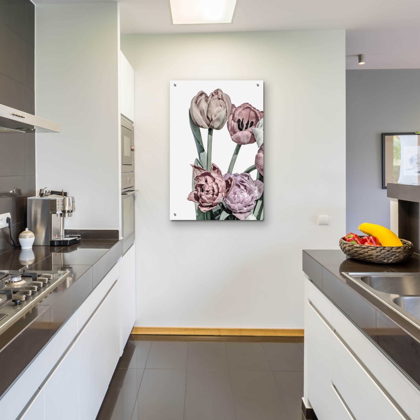 Epic Art 'Tulips Bright 2' by Design Fabrikken, Acrylic Glass Wall Art,24x36