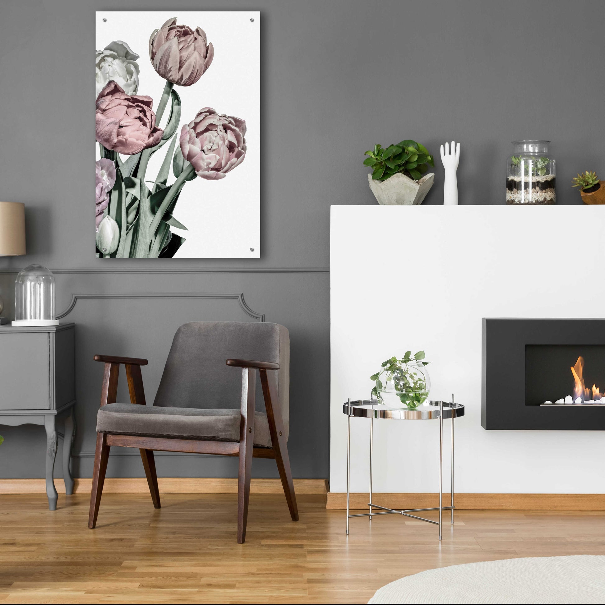 Epic Art 'Tulips Bright' by Design Fabrikken, Acrylic Glass Wall Art,24x36