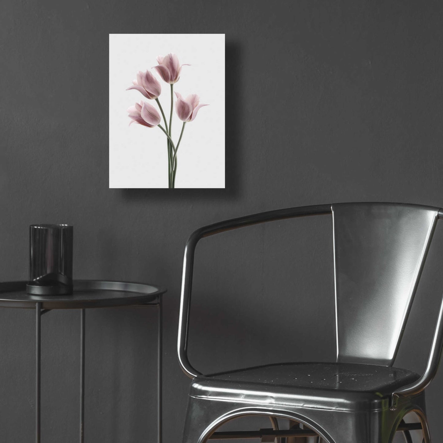 Epic Art 'Tulips Pink' by Design Fabrikken, Acrylic Glass Wall Art,12x16