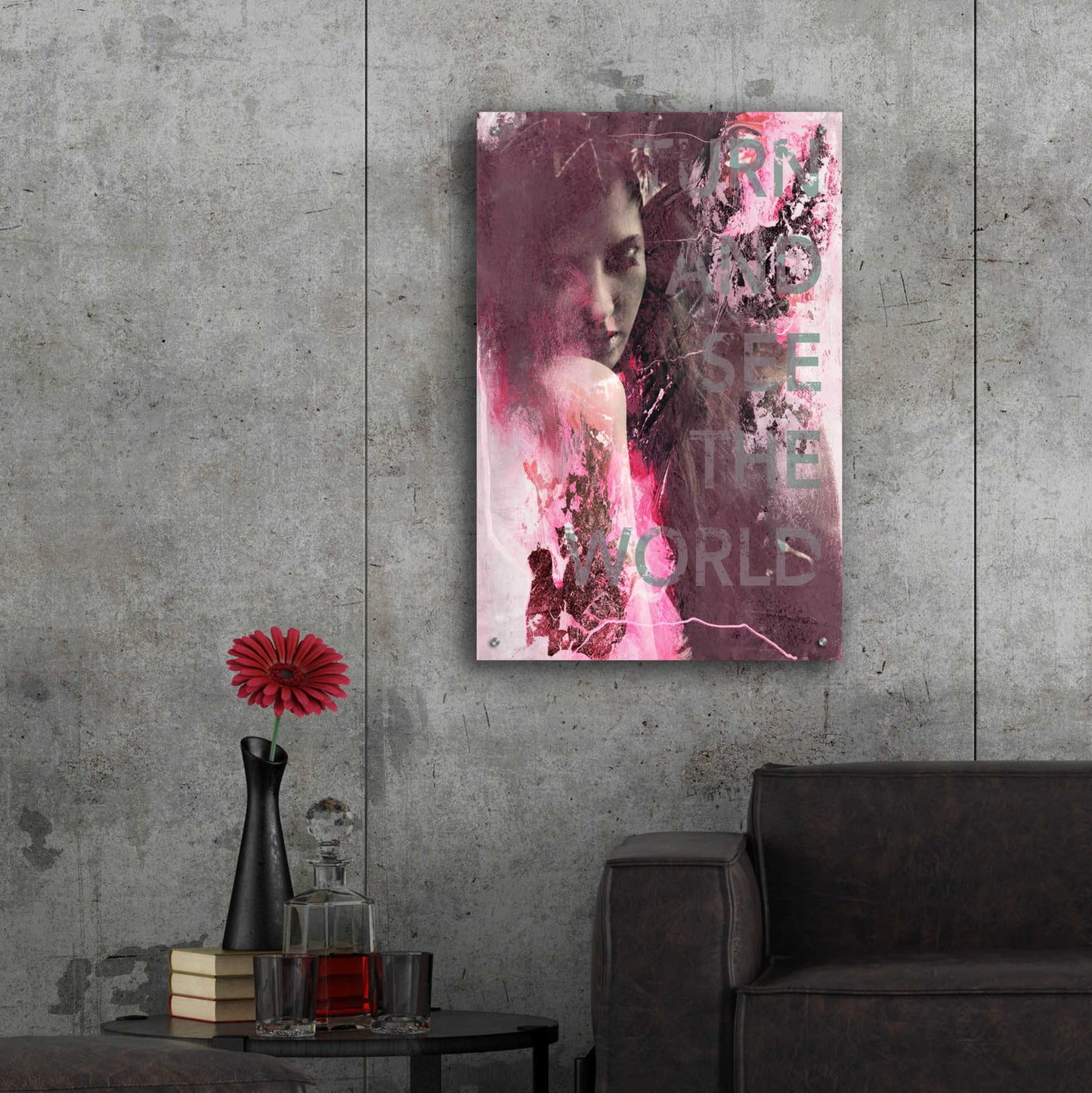 Epic Art 'Turn and See' by Design Fabrikken, Acrylic Glass Wall Art,24x36