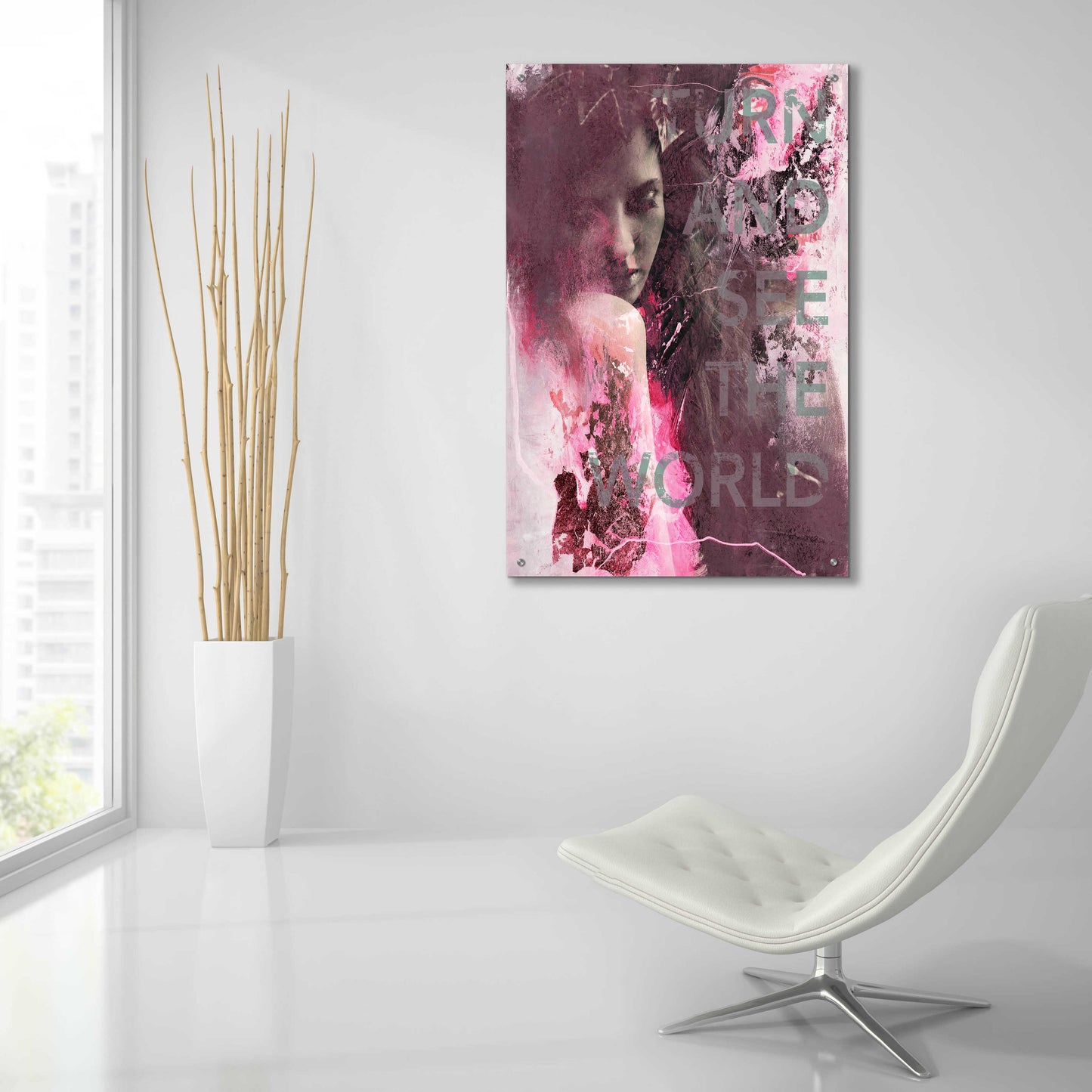 Epic Art 'Turn and See' by Design Fabrikken, Acrylic Glass Wall Art,24x36