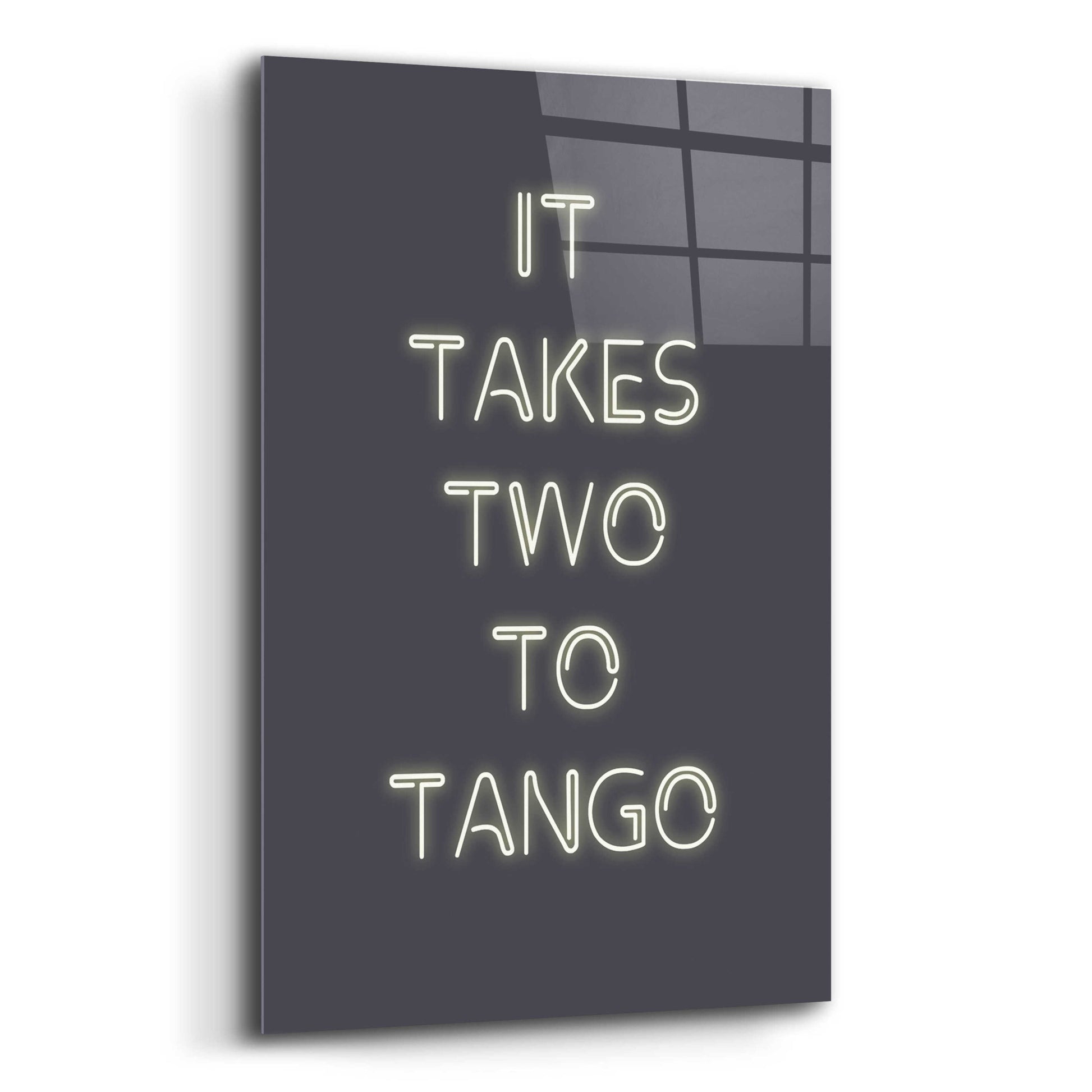 Epic Art 'Two to Tango' by Design Fabrikken, Acrylic Glass Wall Art,12x16