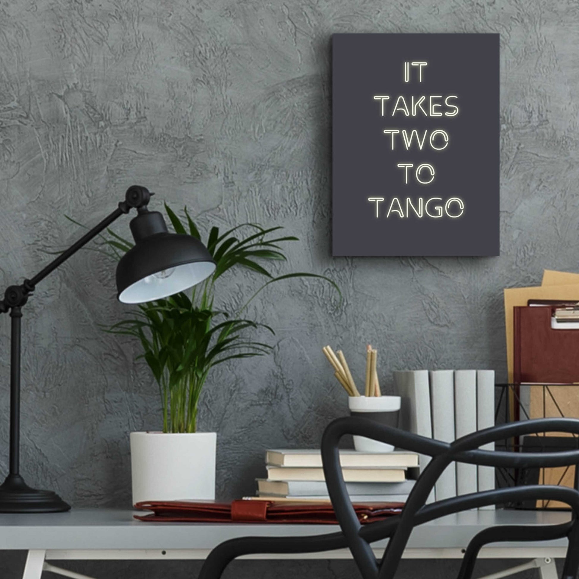 Epic Art 'Two to Tango' by Design Fabrikken, Acrylic Glass Wall Art,12x16