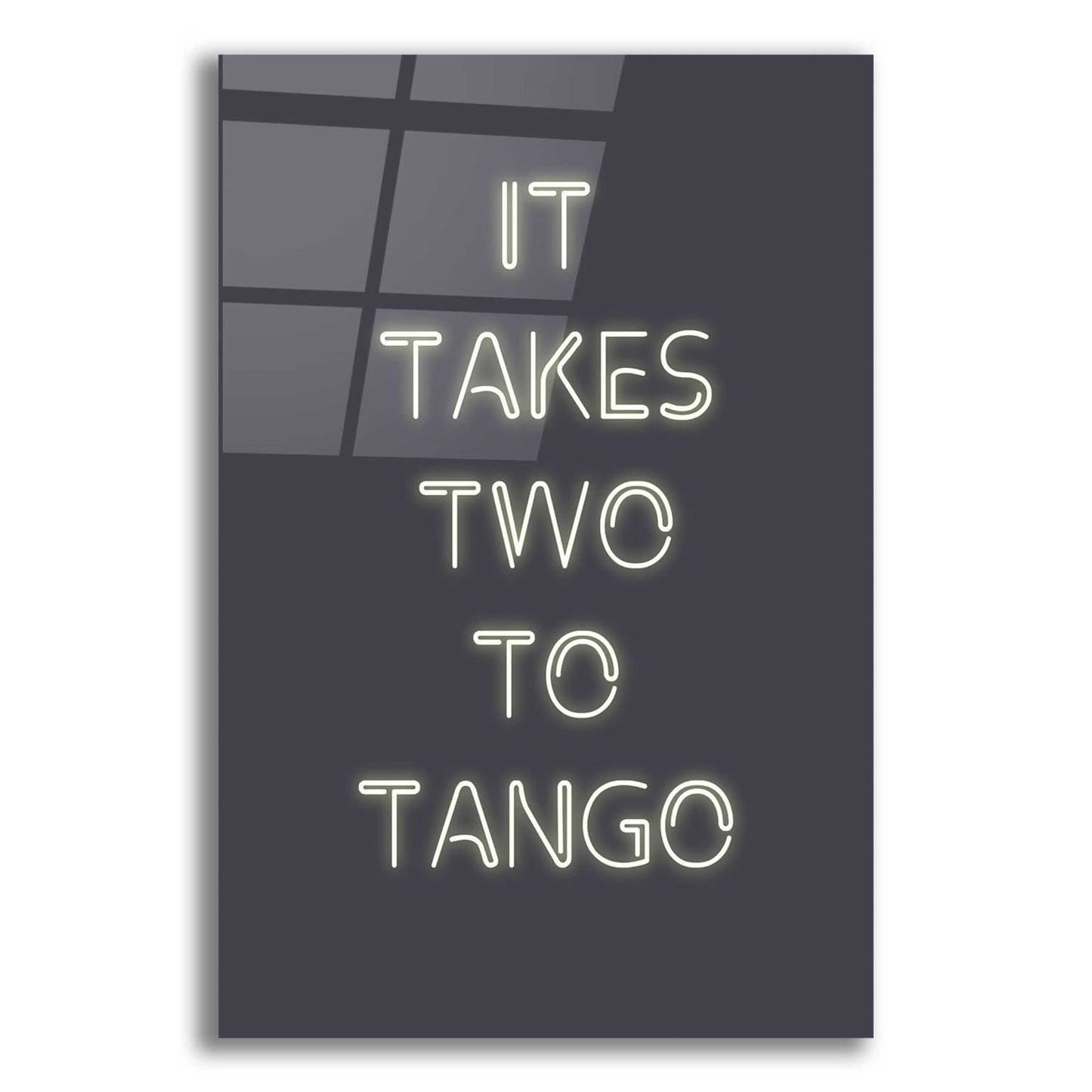 Epic Art 'Two to Tango' by Design Fabrikken, Acrylic Glass Wall Art,12x16