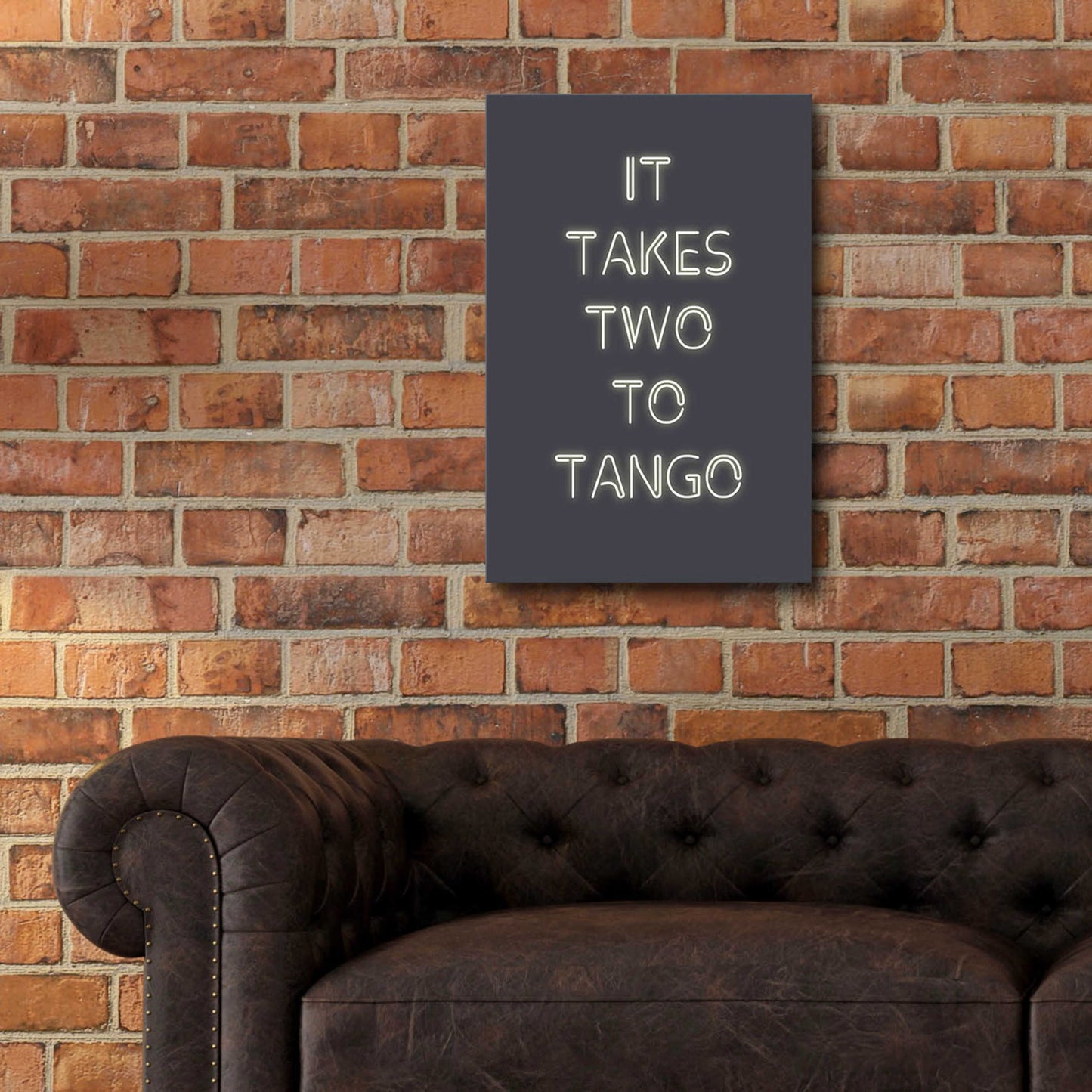 Epic Art 'Two to Tango' by Design Fabrikken, Acrylic Glass Wall Art,16x24