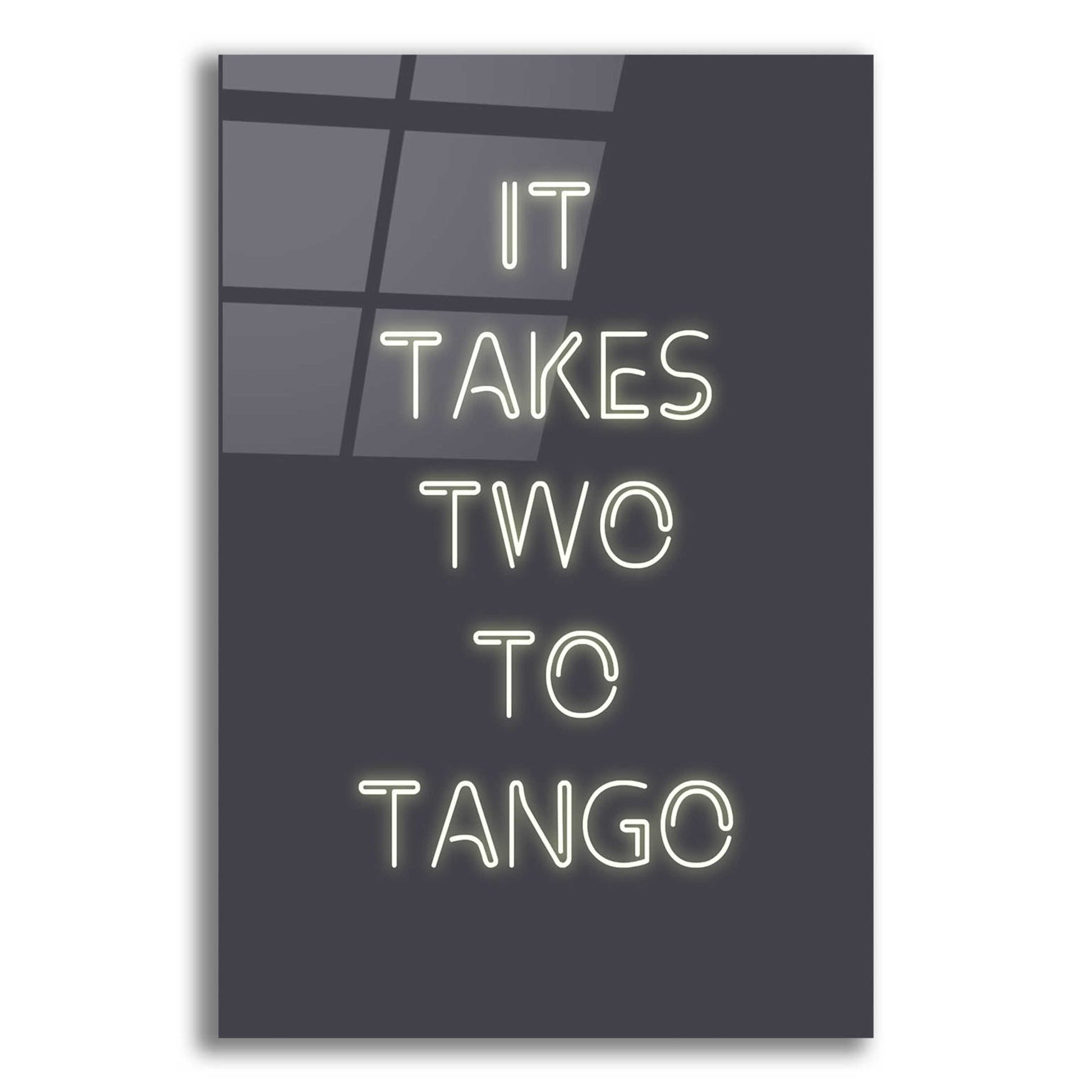 Epic Art 'Two to Tango' by Design Fabrikken, Acrylic Glass Wall Art,16x24