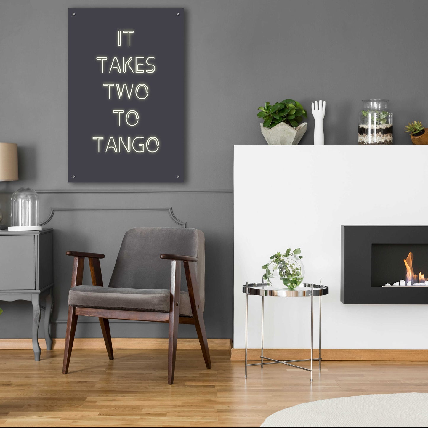 Epic Art 'Two to Tango' by Design Fabrikken, Acrylic Glass Wall Art,24x36