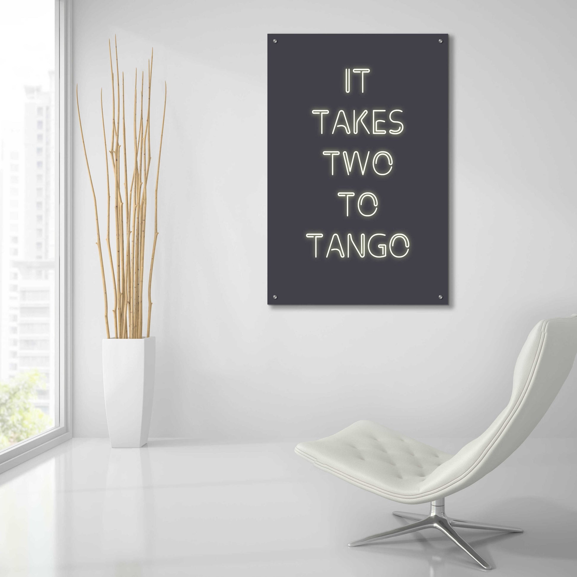 Epic Art 'Two to Tango' by Design Fabrikken, Acrylic Glass Wall Art,24x36