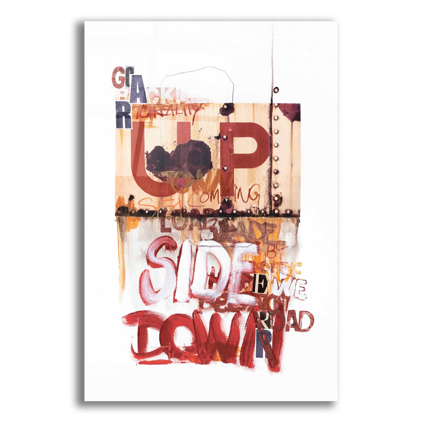 Epic Art 'Up Side Down 1' by Design Fabrikken, Acrylic Glass Wall Art,12x16