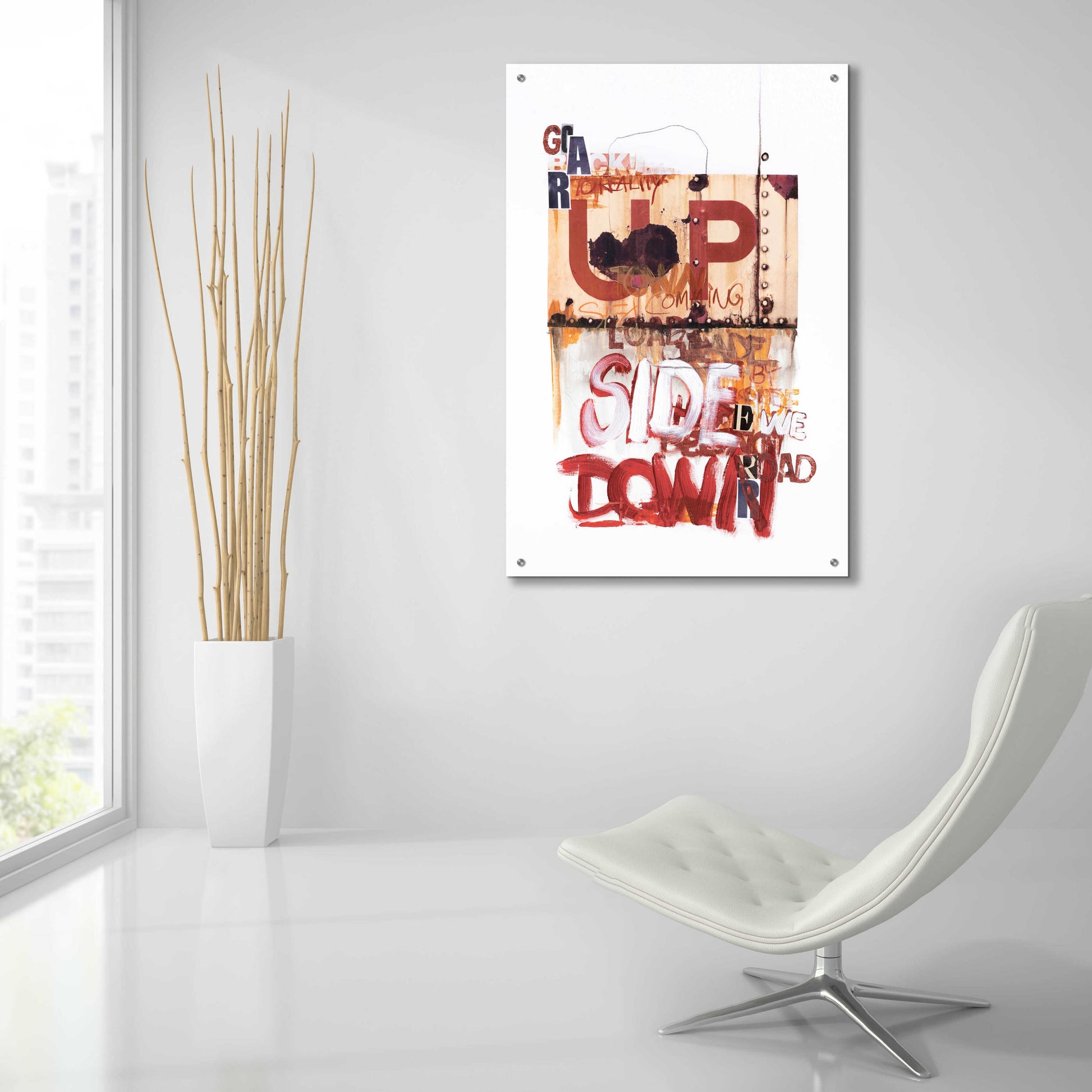 Epic Art 'Up Side Down 1' by Design Fabrikken, Acrylic Glass Wall Art,24x36