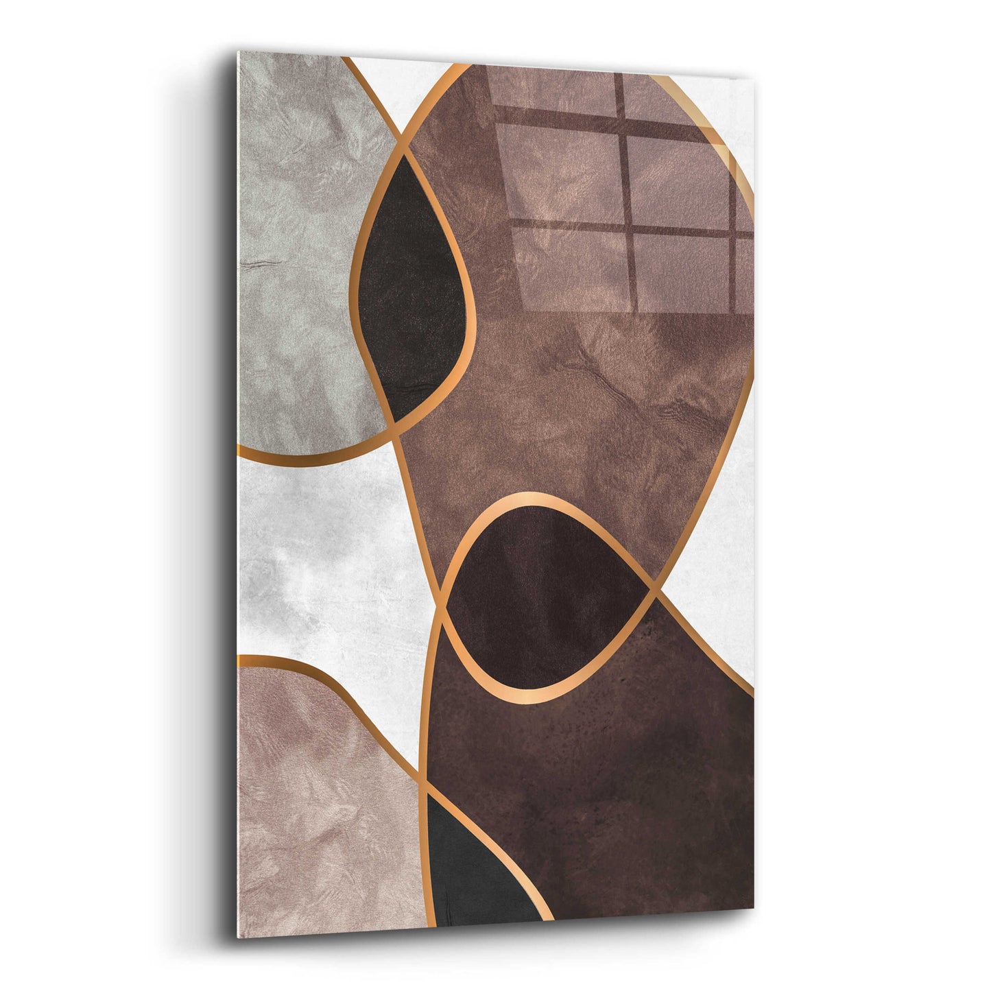 Epic Art 'Velvet Shapes 3' by Design Fabrikken, Acrylic Glass Wall Art,12x16