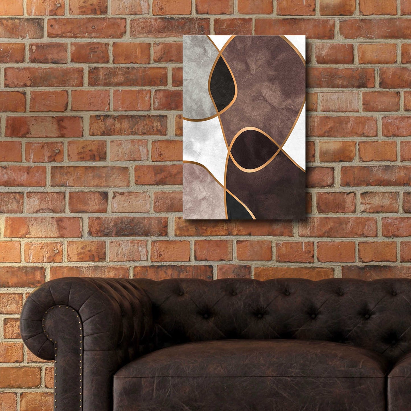 Epic Art 'Velvet Shapes 3' by Design Fabrikken, Acrylic Glass Wall Art,16x24