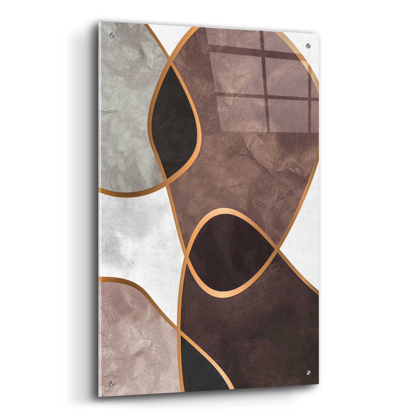 Epic Art 'Velvet Shapes 3' by Design Fabrikken, Acrylic Glass Wall Art,24x36