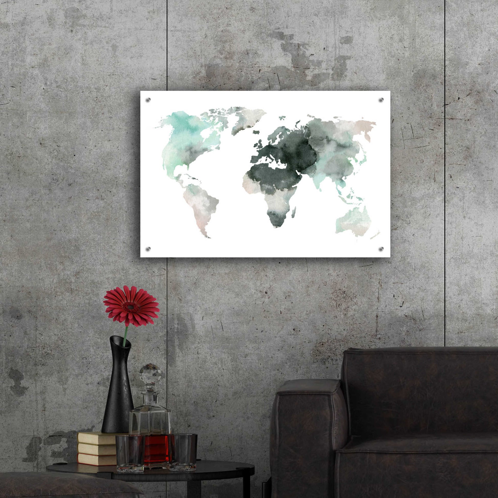 Epic Art 'Water World' by Design Fabrikken, Acrylic Glass Wall Art,36x24