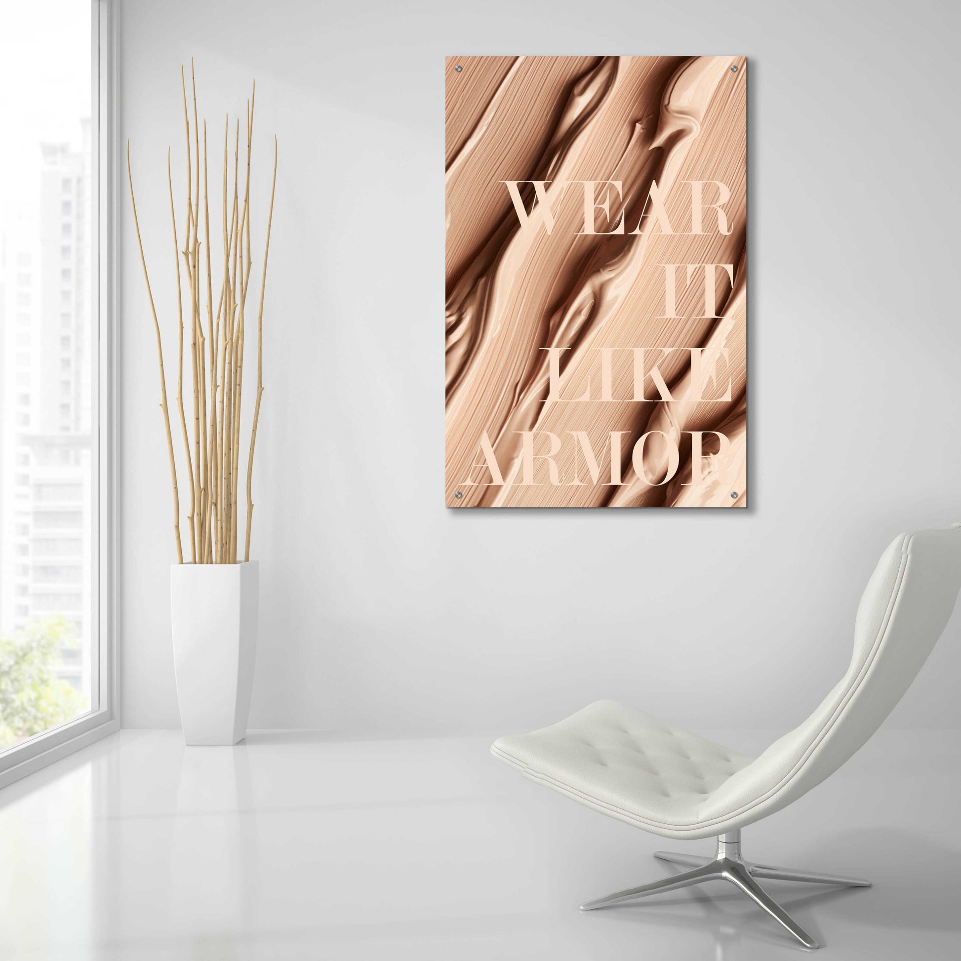 Epic Art 'Wear it like Armor' by Design Fabrikken, Acrylic Glass Wall Art,24x36